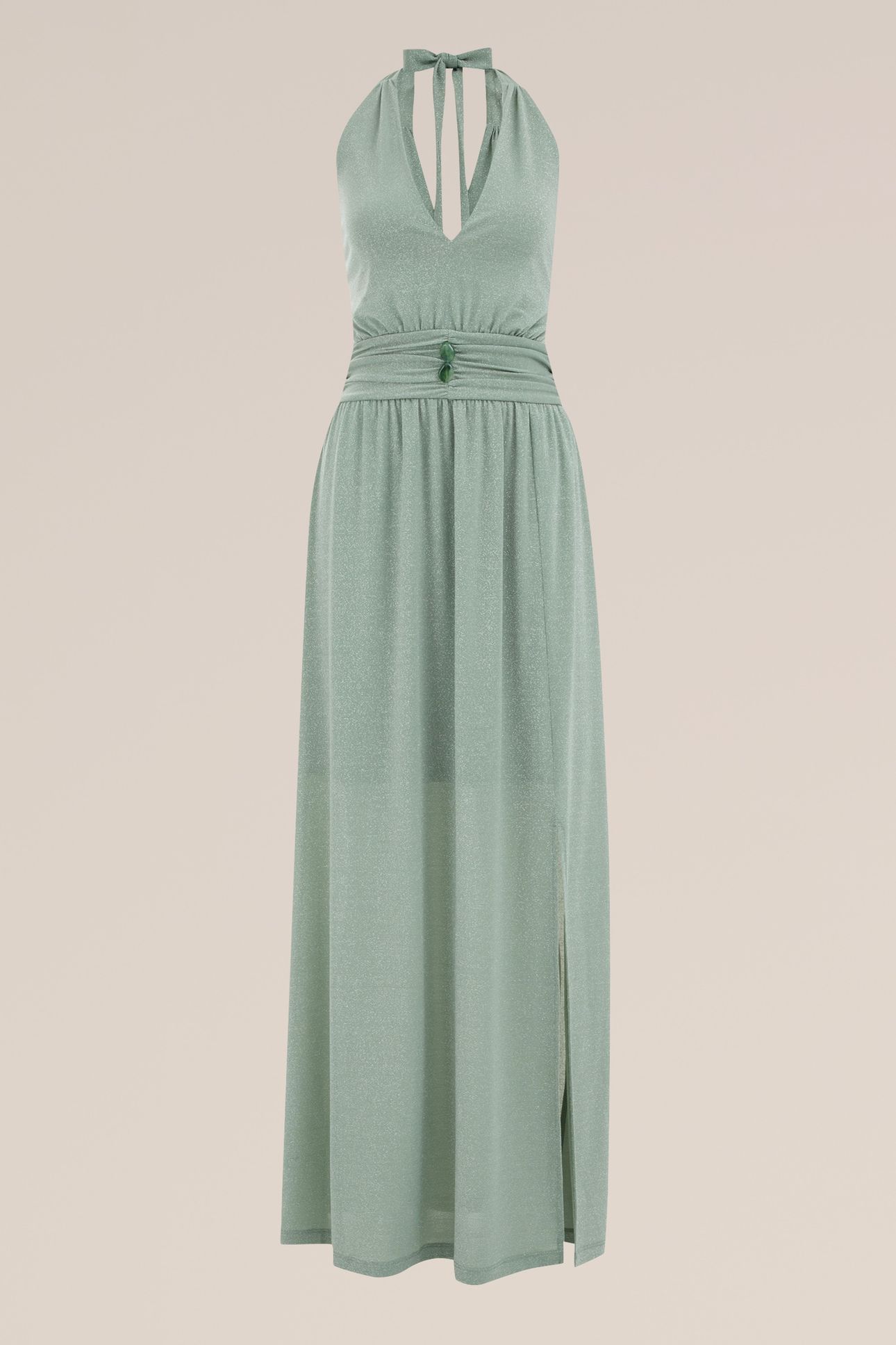 DRESS MAXI LENGTH LIGHT GREEN 10