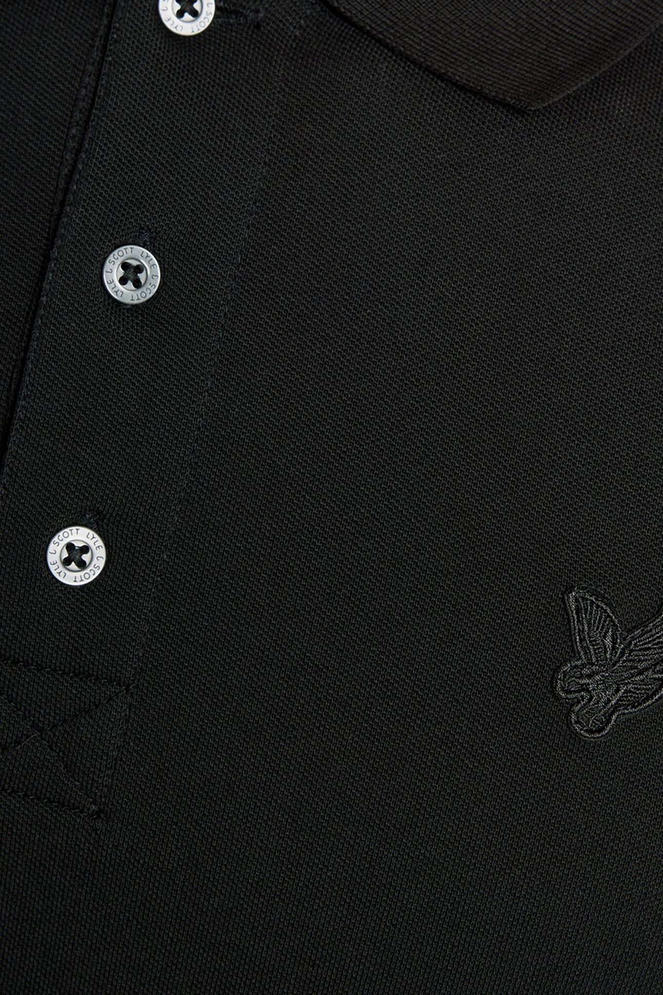 SUPERFINE POLO SHIRT JET BLACK 5