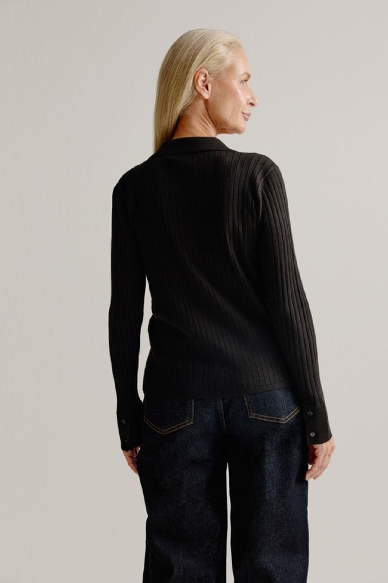 LILA CARDIGAN BLACK 3