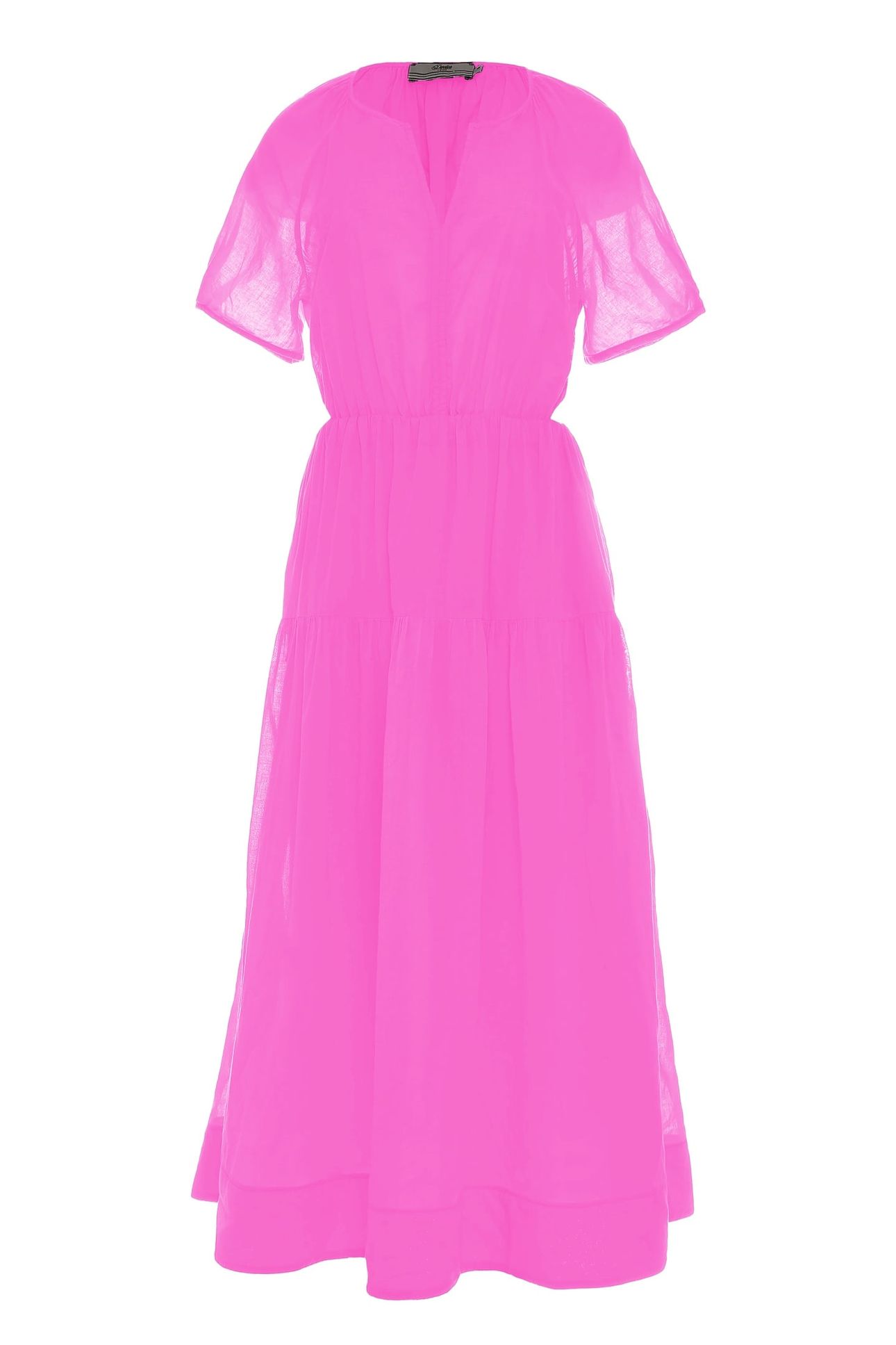 SPIRITED DRESS VOILE FUSHIA 1