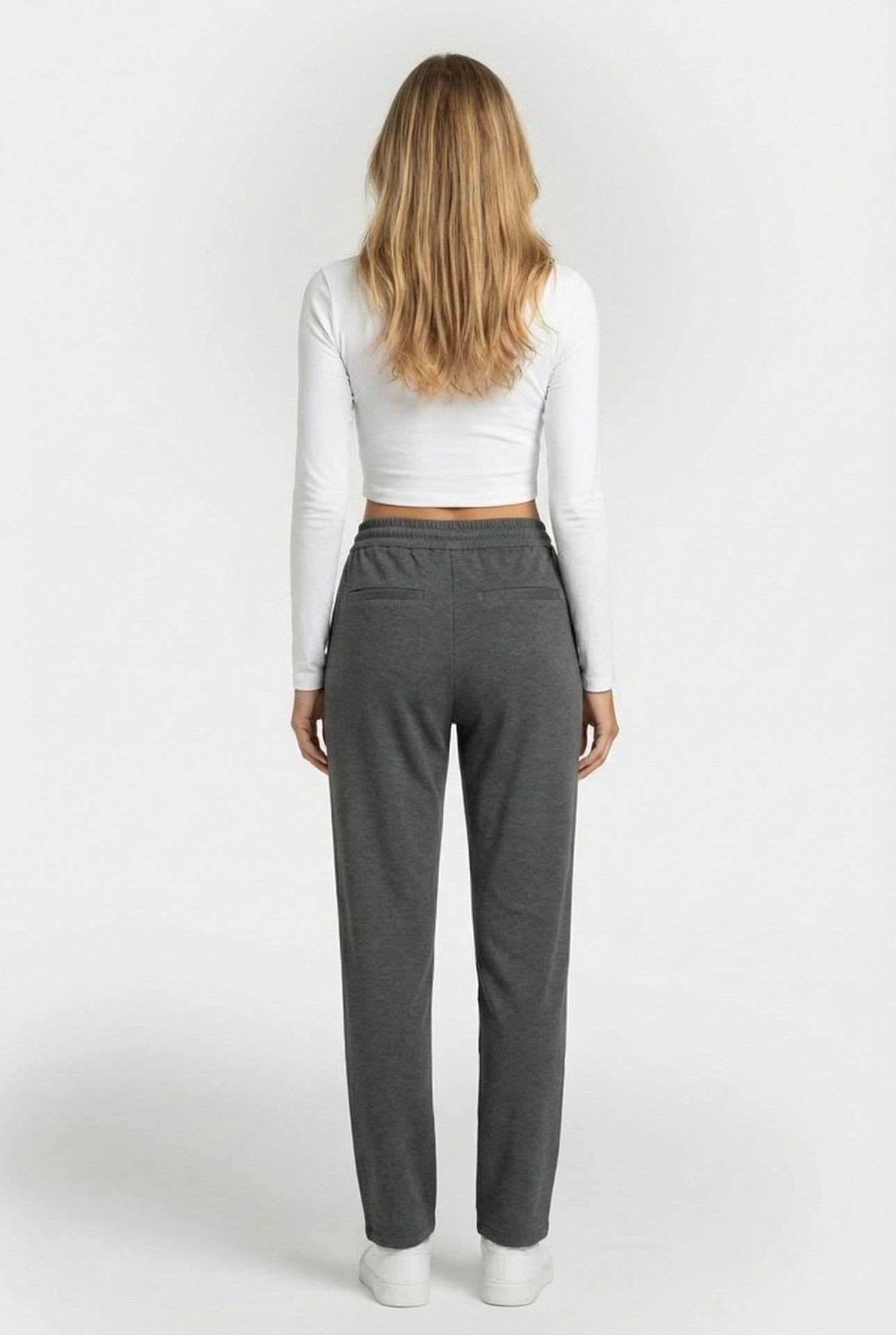 S.OLIVER PANT GREY/BLACK 2