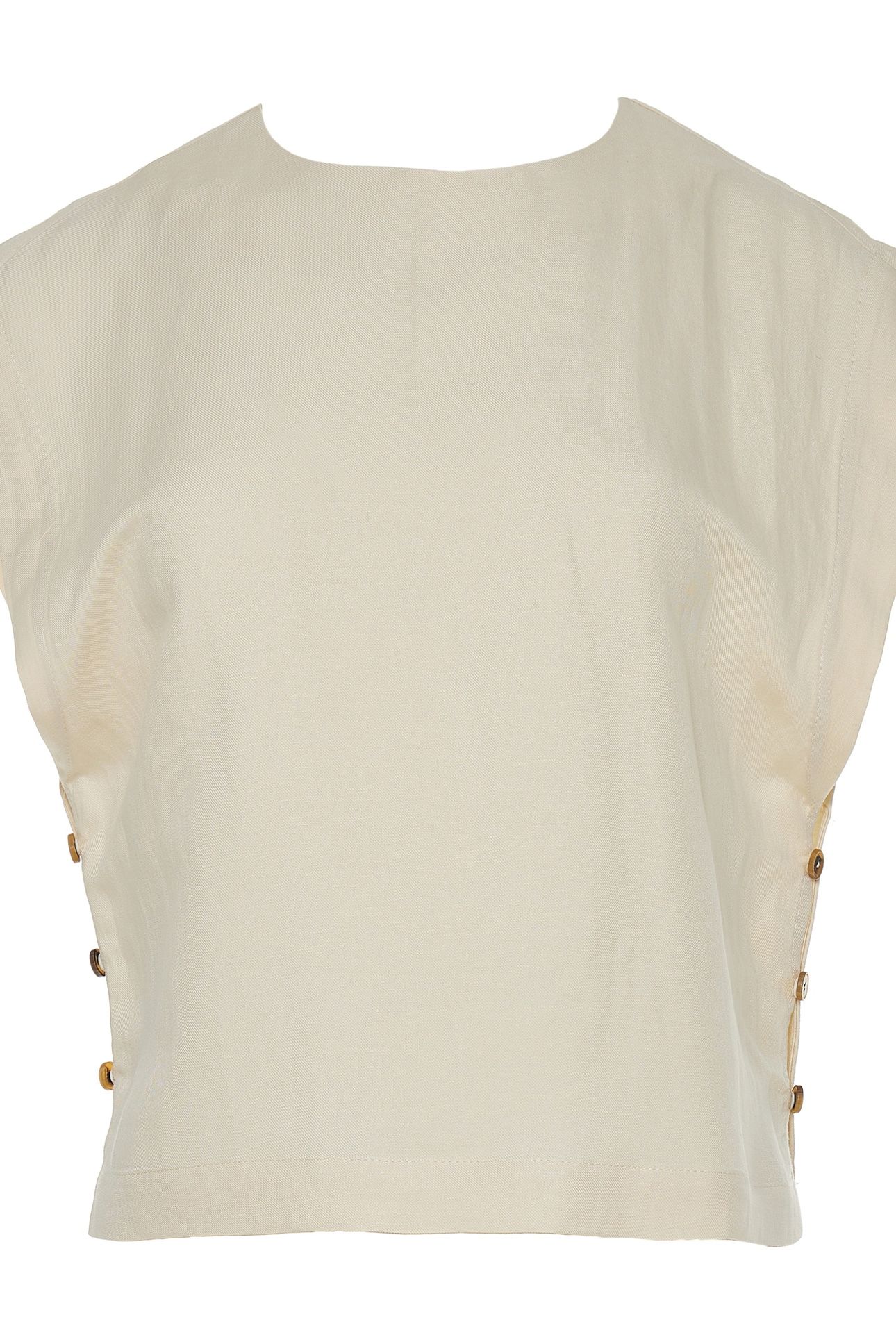 AGAPI BLOUSE LINO ECRU 2