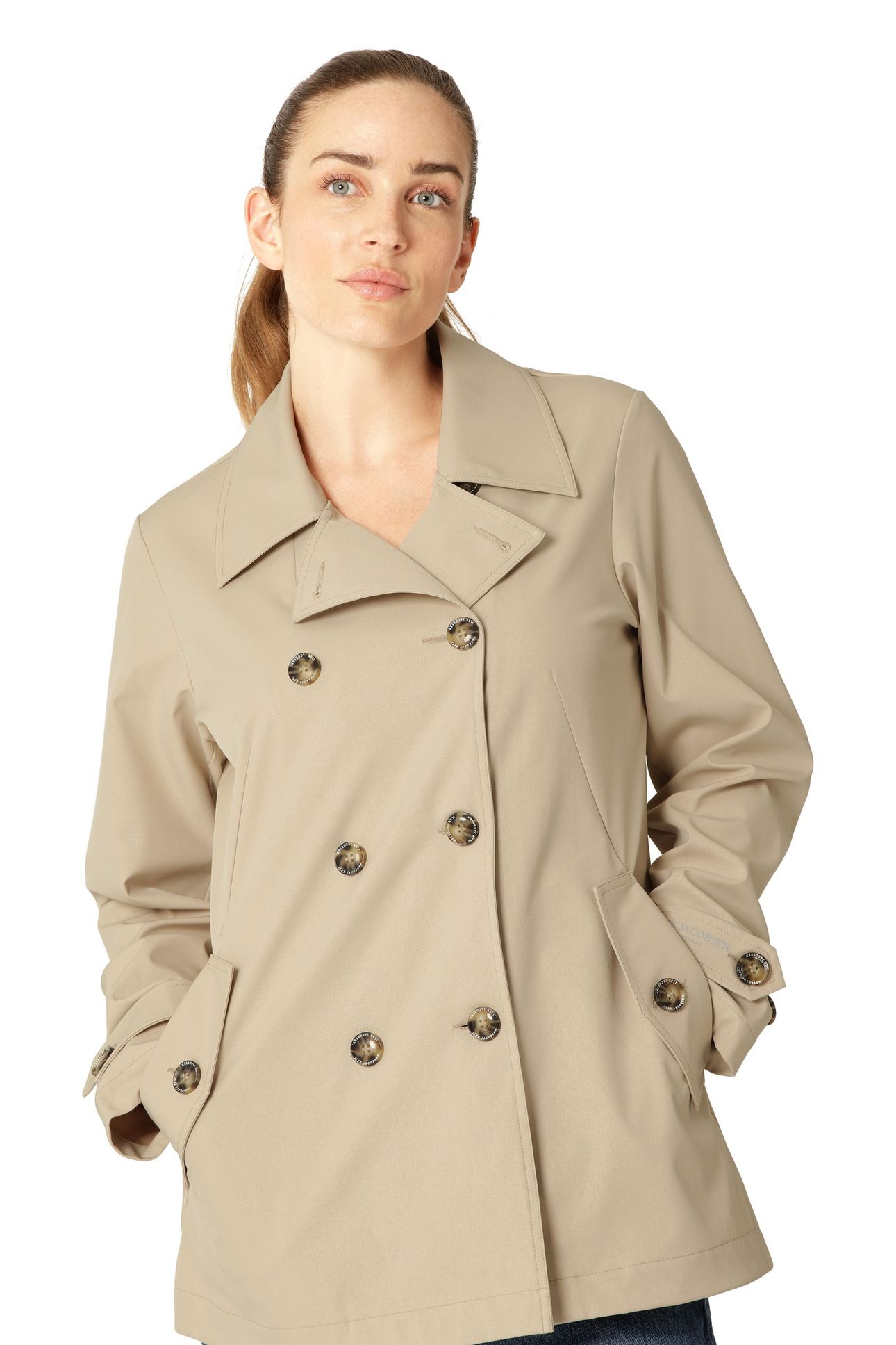 TRENCHRAIN02 RAIN JACKETS WHITE PEPPER 4
