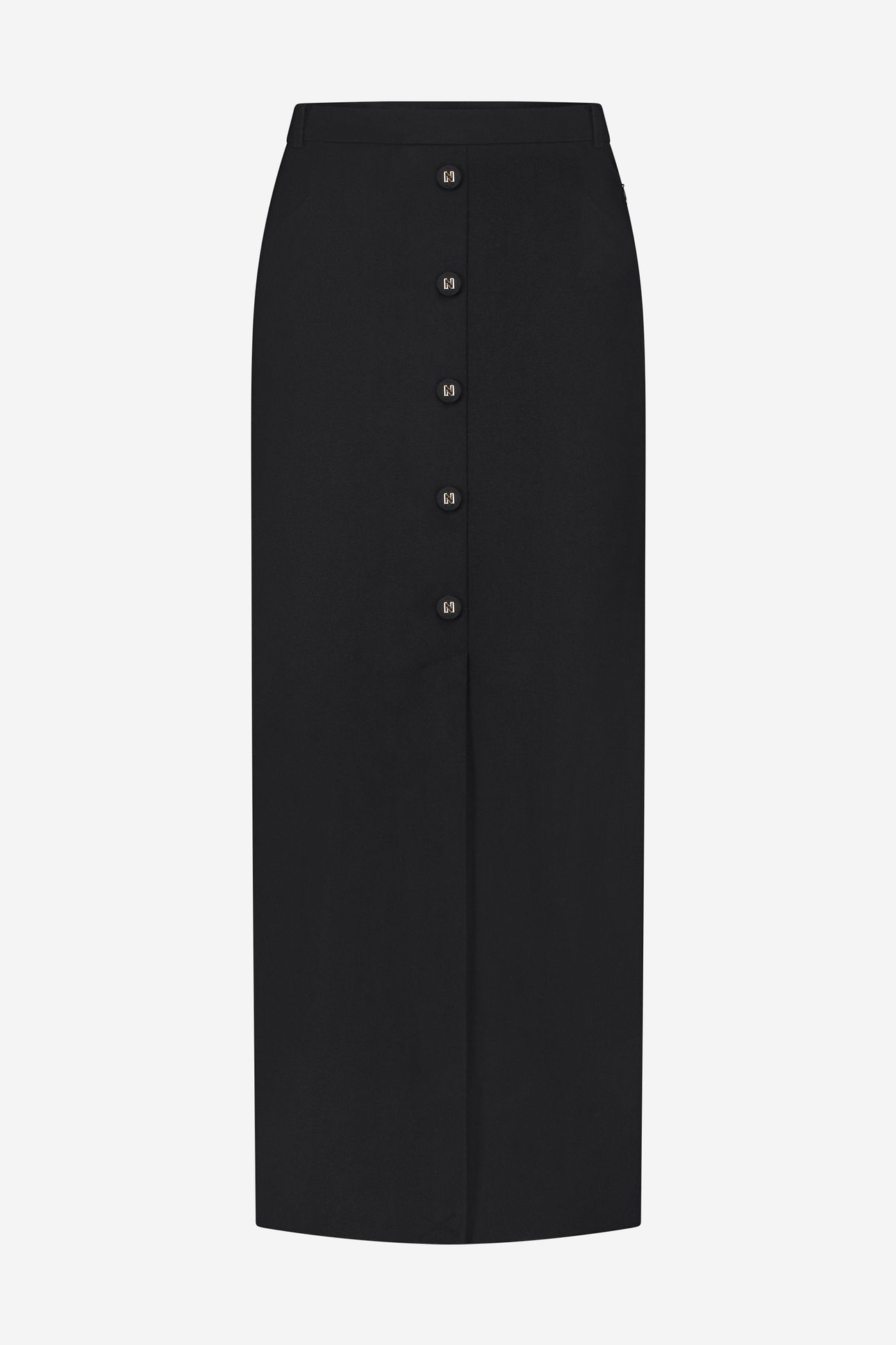 IZUMY MAXI SKIRT BLACK 2