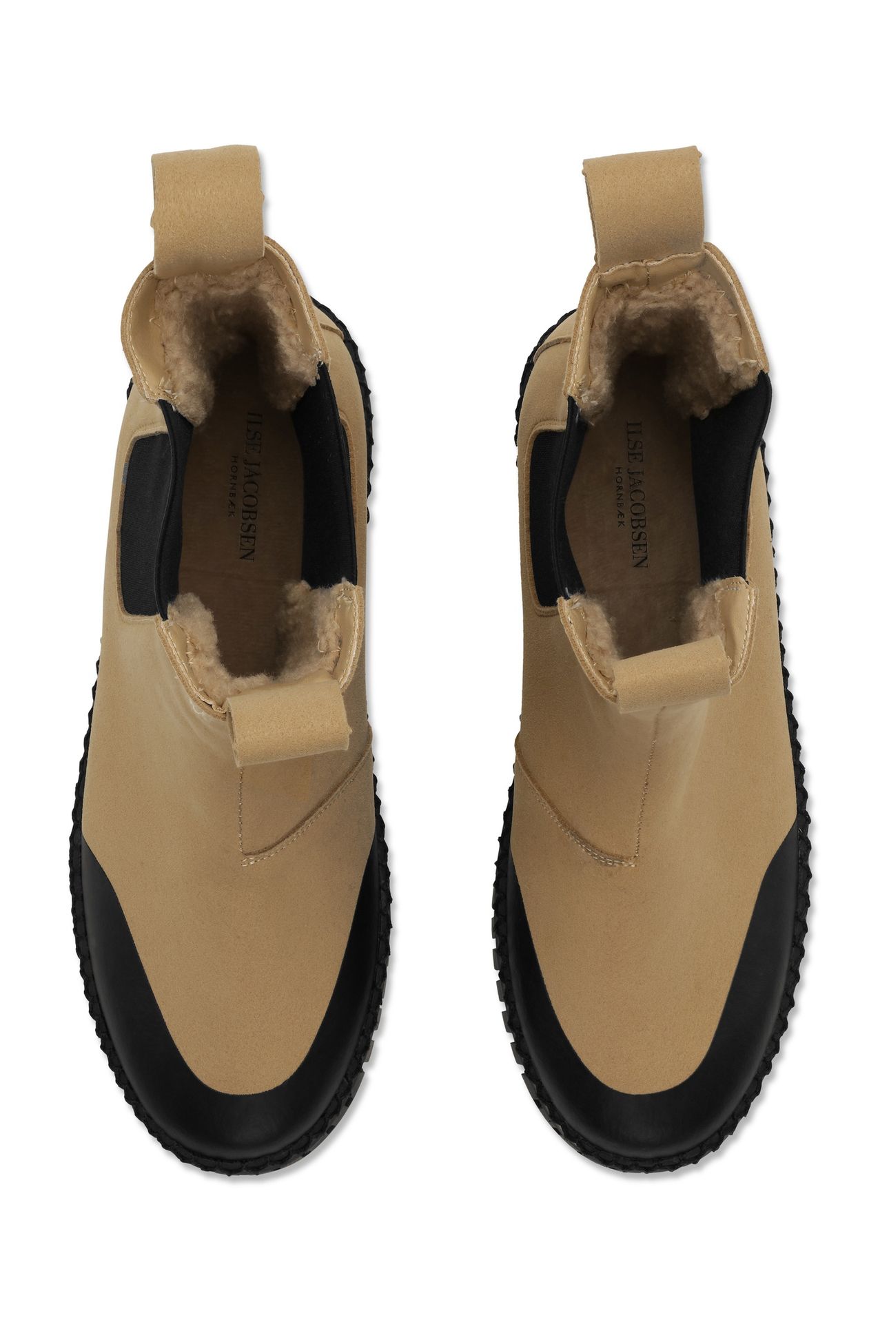 TULIP6298 CHELSEA BOOTS LATTE BLACK 3