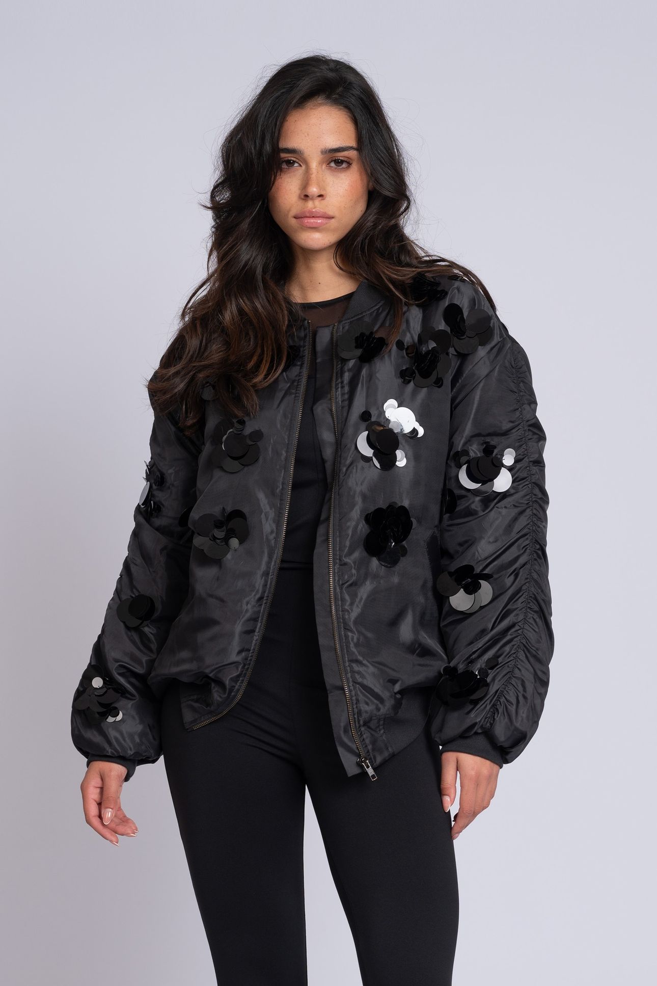 ILO OVERSIZED BOMBER BLACK 1