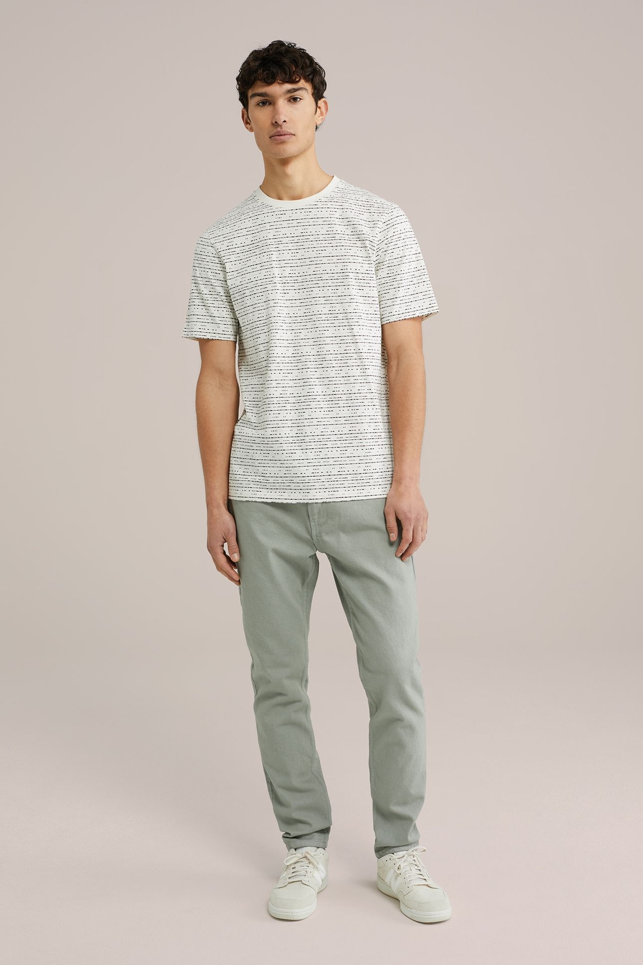5-POCKET MID WAIST PASTEL GREEN 7