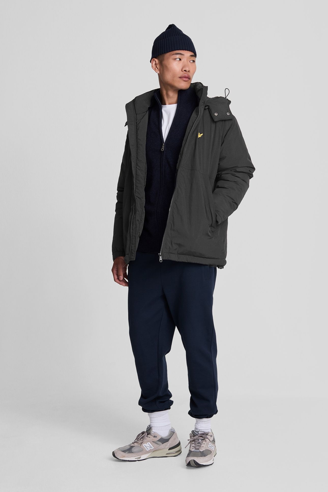PADDED PUFFER JACKET JET BLACK 1