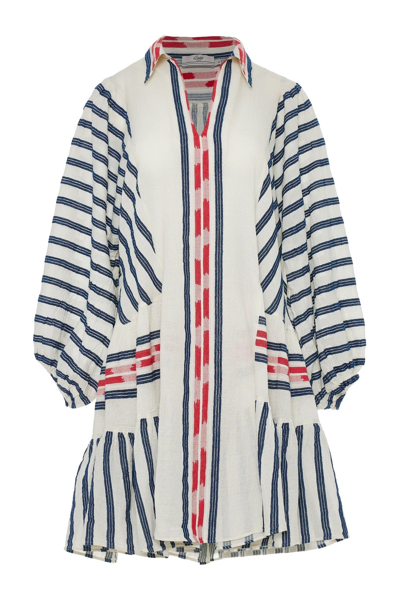 NIFTY SHORT DRESS JACQUARD BLUE NAVY 1