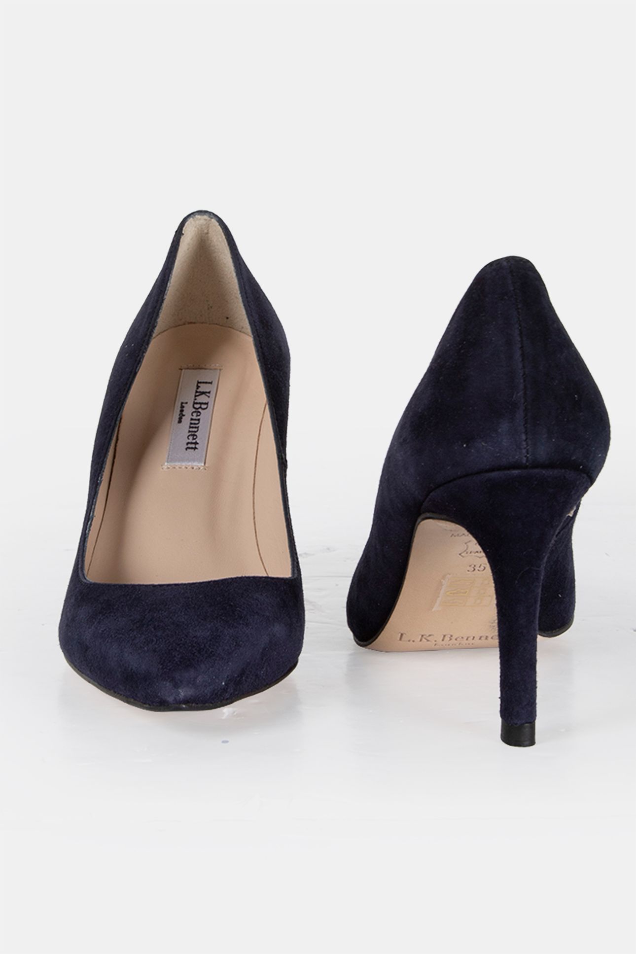 FLORET COURT HEEL NAVY 3