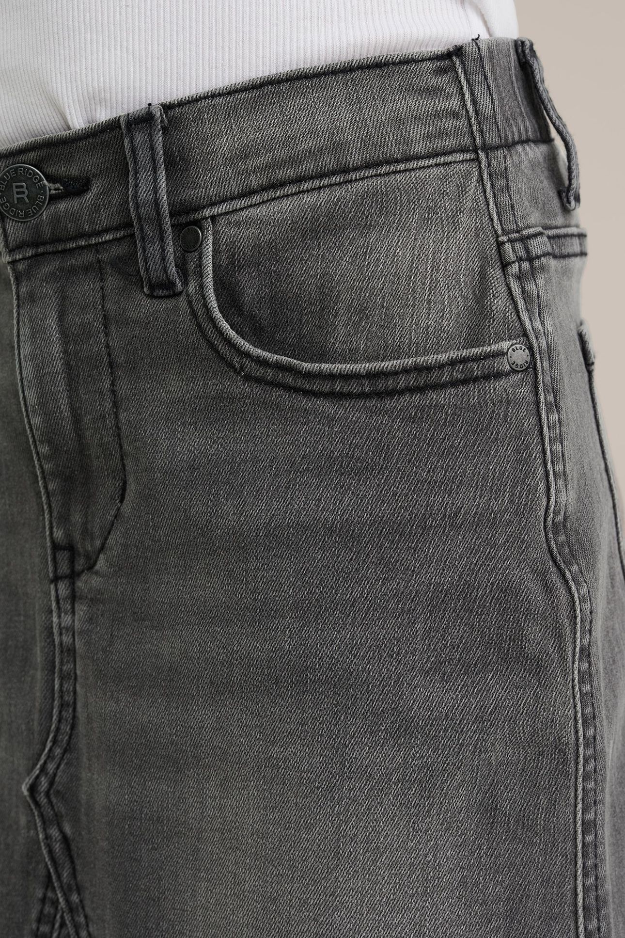 SKIRT MEDIUM LENGTH BLENDED DARK GREY 8