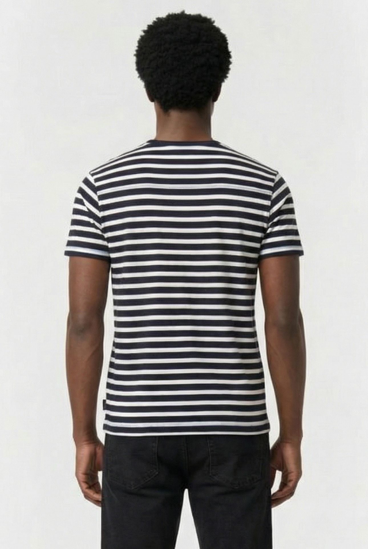 MID STRIPE POCKET Y/D SS25 MARINE/ECRU 2