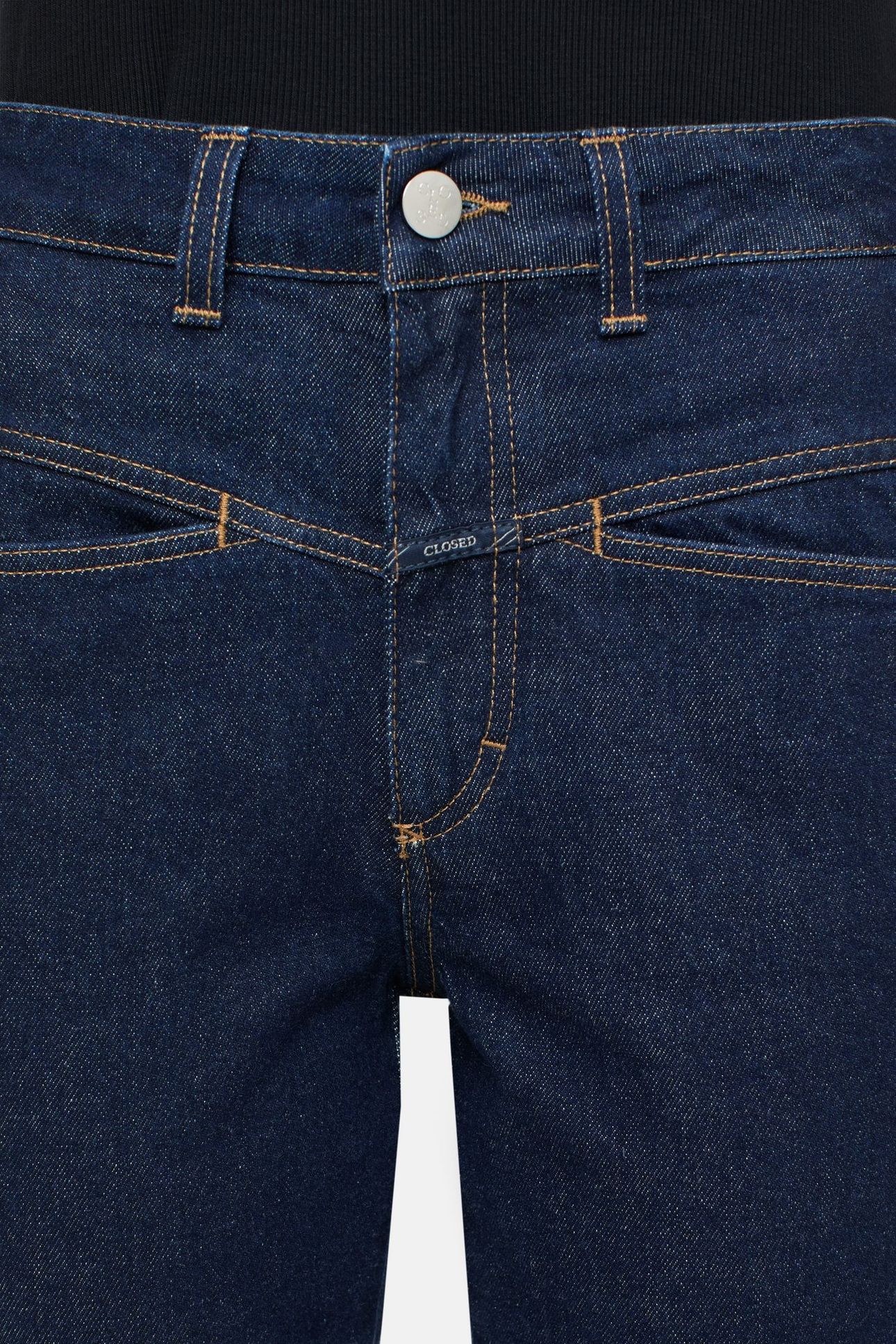 PEDAL PUSHER JEANS DARK BLUE 4