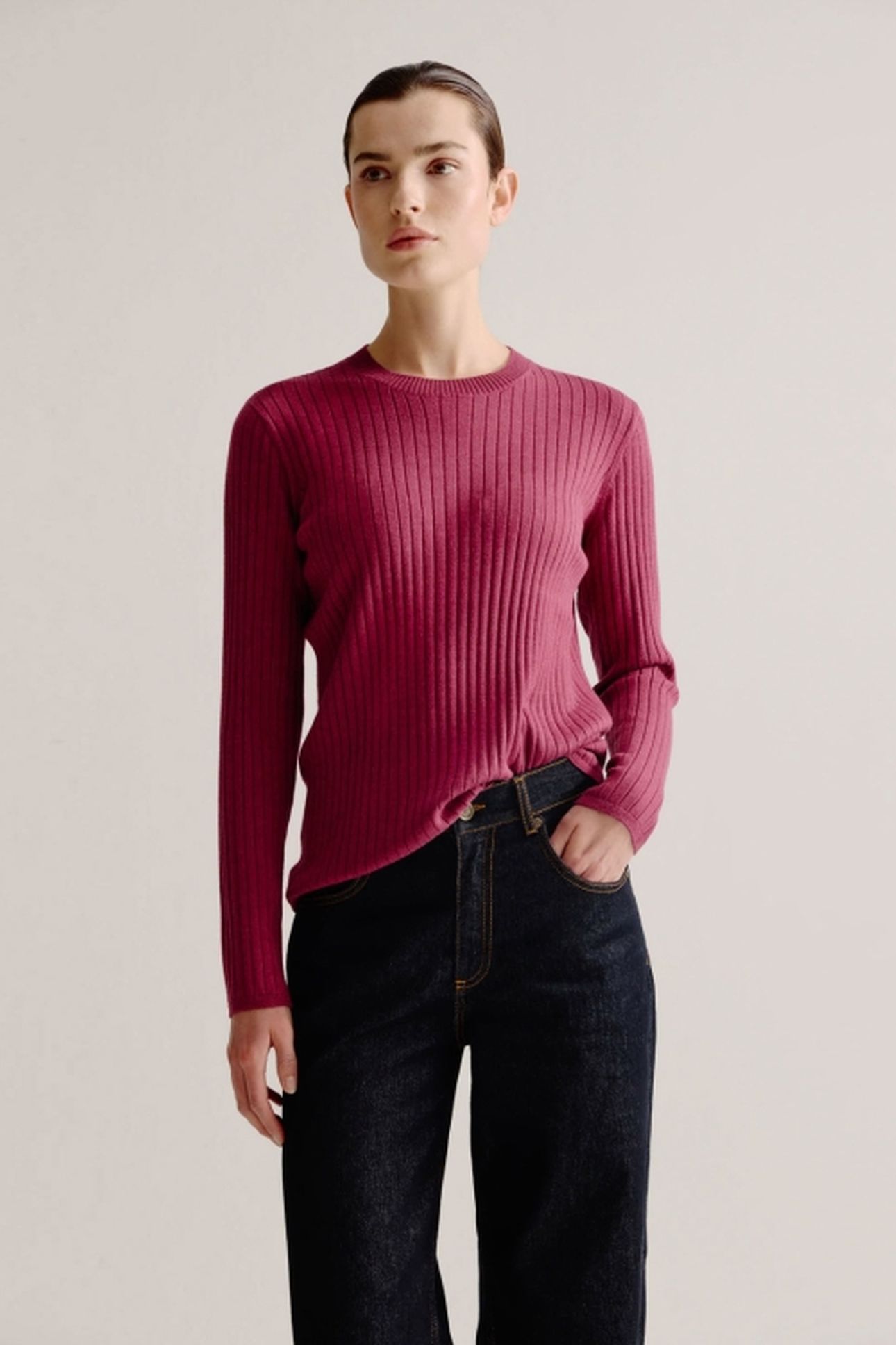 LILI SWEATER BORDEAUX 2