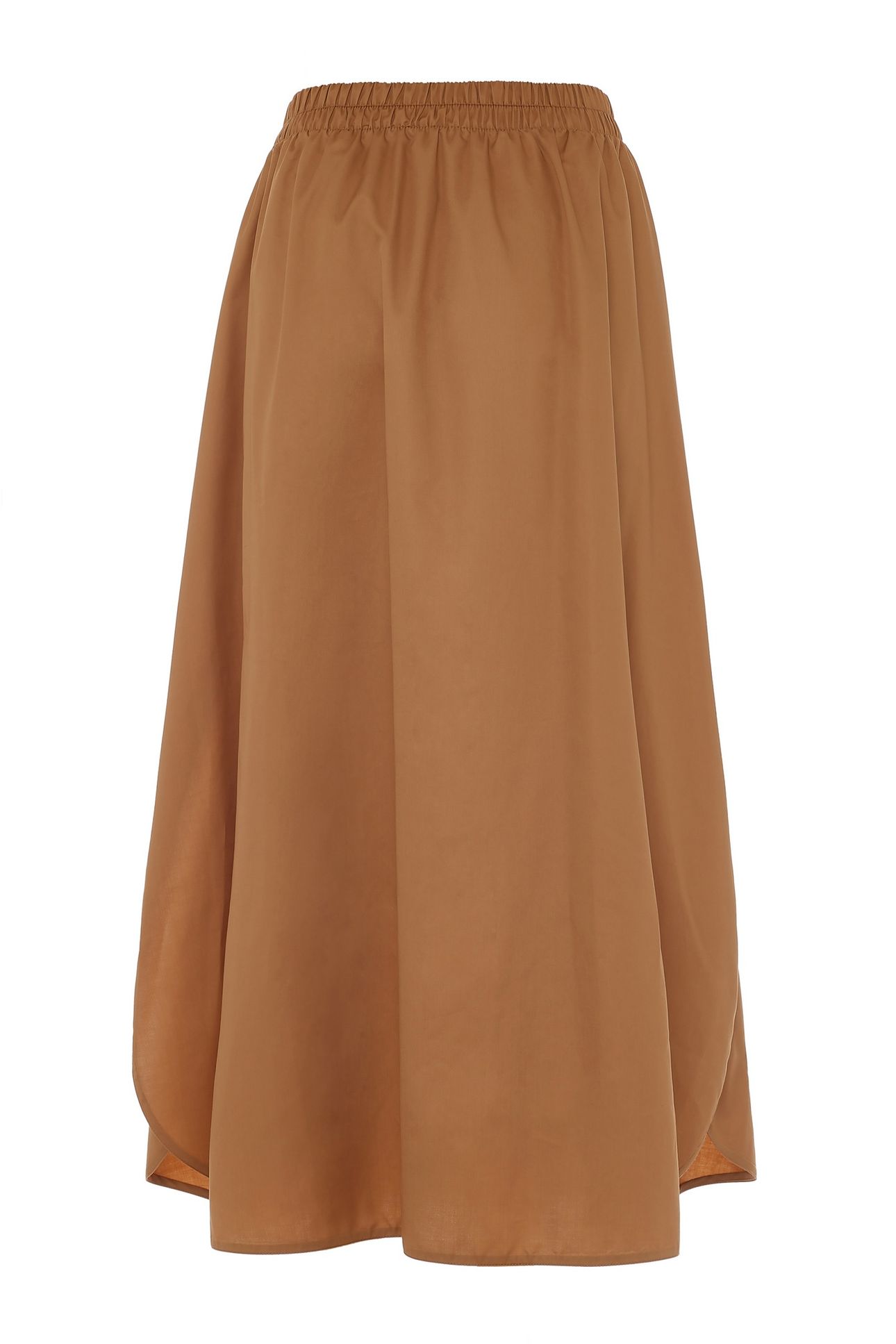 EUTOPIA LONG SKIRT POPLIN CAMEL 2