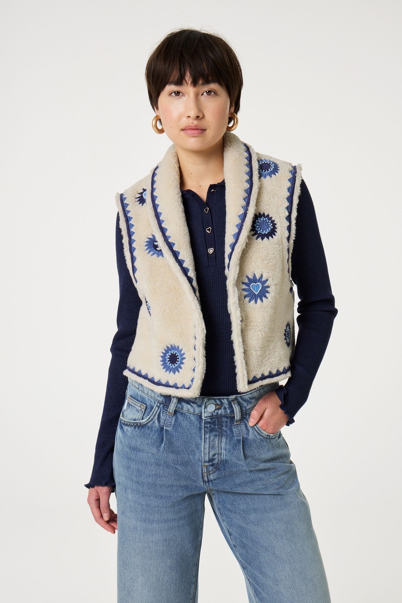 SUNNY GILET CREME BRULEE 2