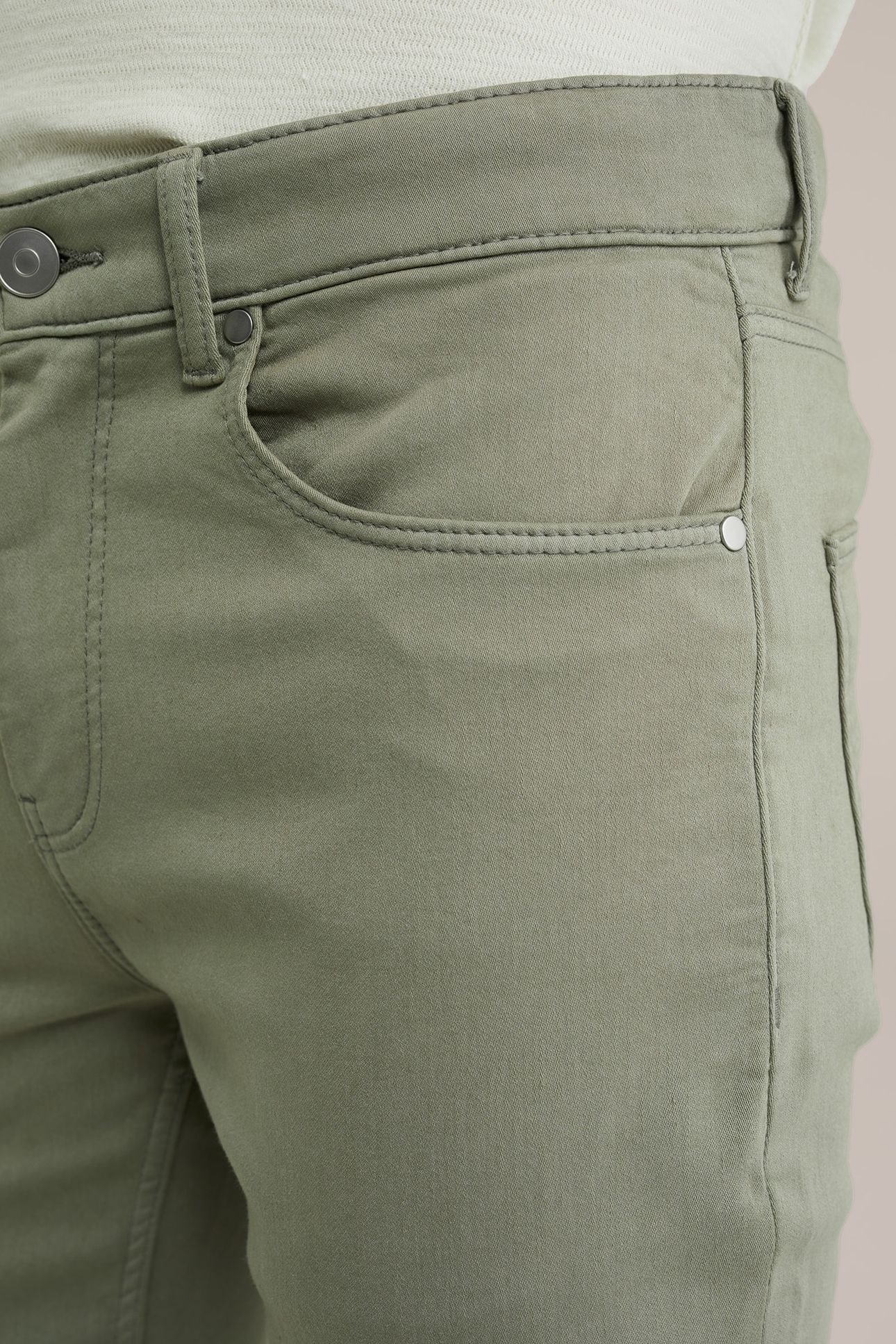 5-POCKET MID WAIST LIGHT GREEN 10