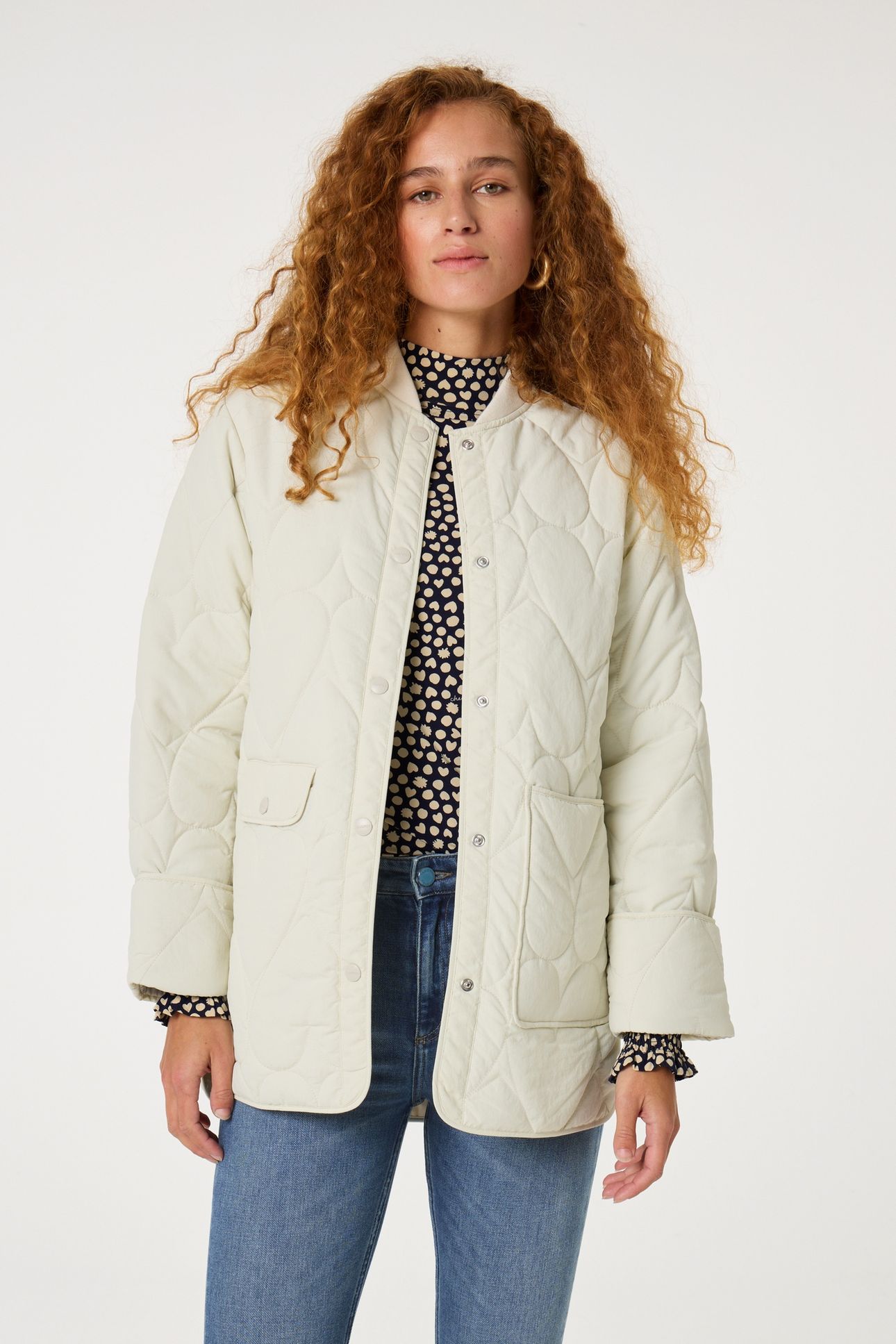 XANDER JACKET COSY WHITE 2