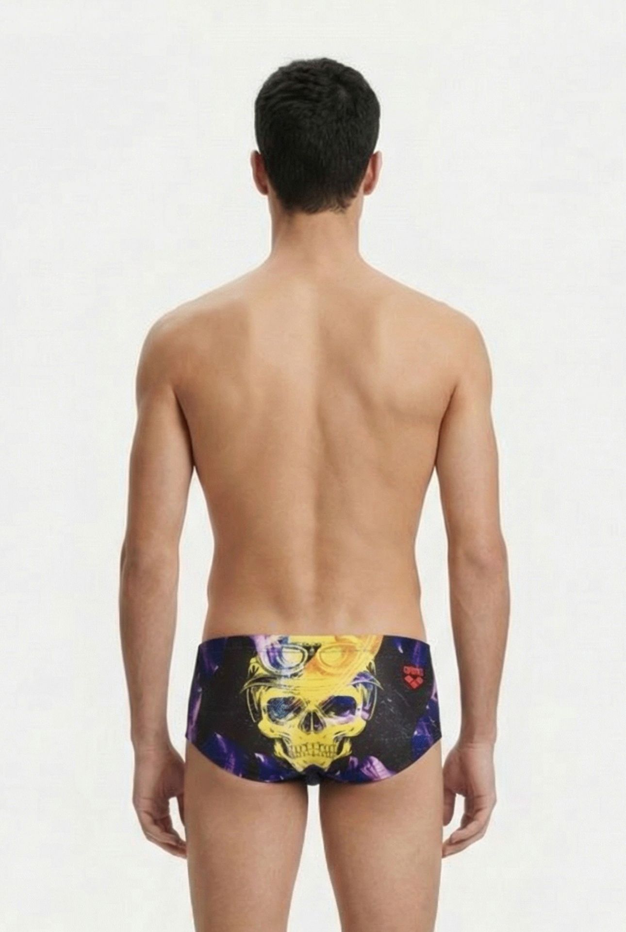 MEN'S CRAZY ARENA SWIM LOW WAIST SHORT P BLACK MULTI 2