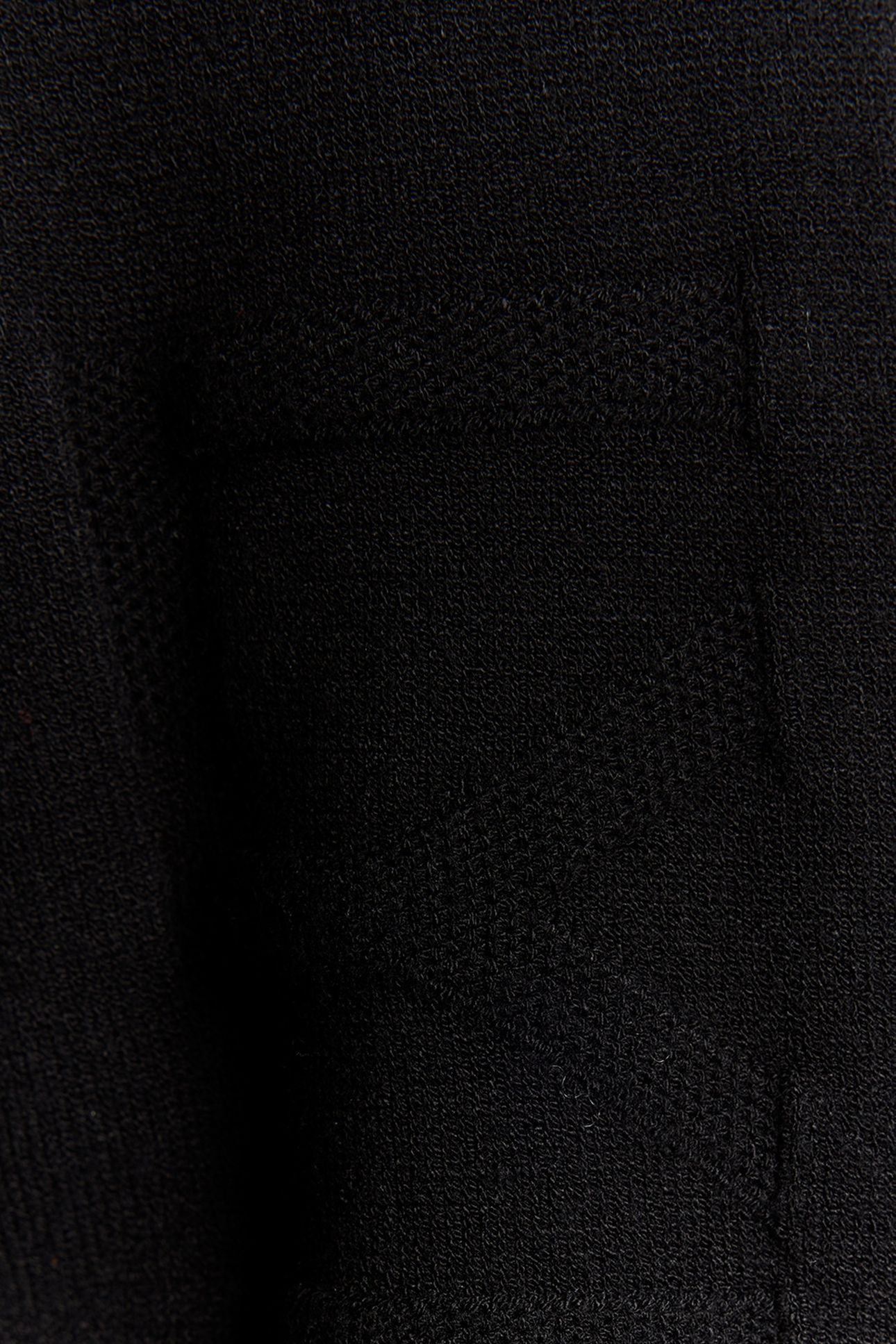 MESH LOGO CREW NECK JUMPER JET BLACK 3