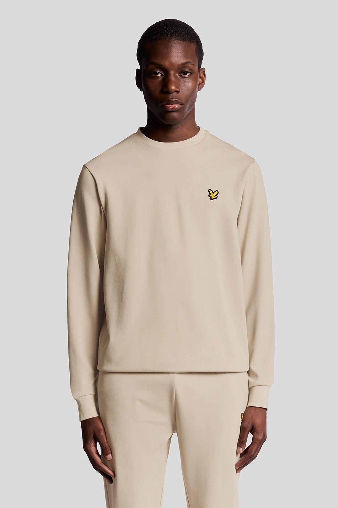 CREW NECK FLY FLEECE CHATEAU GRAY 2