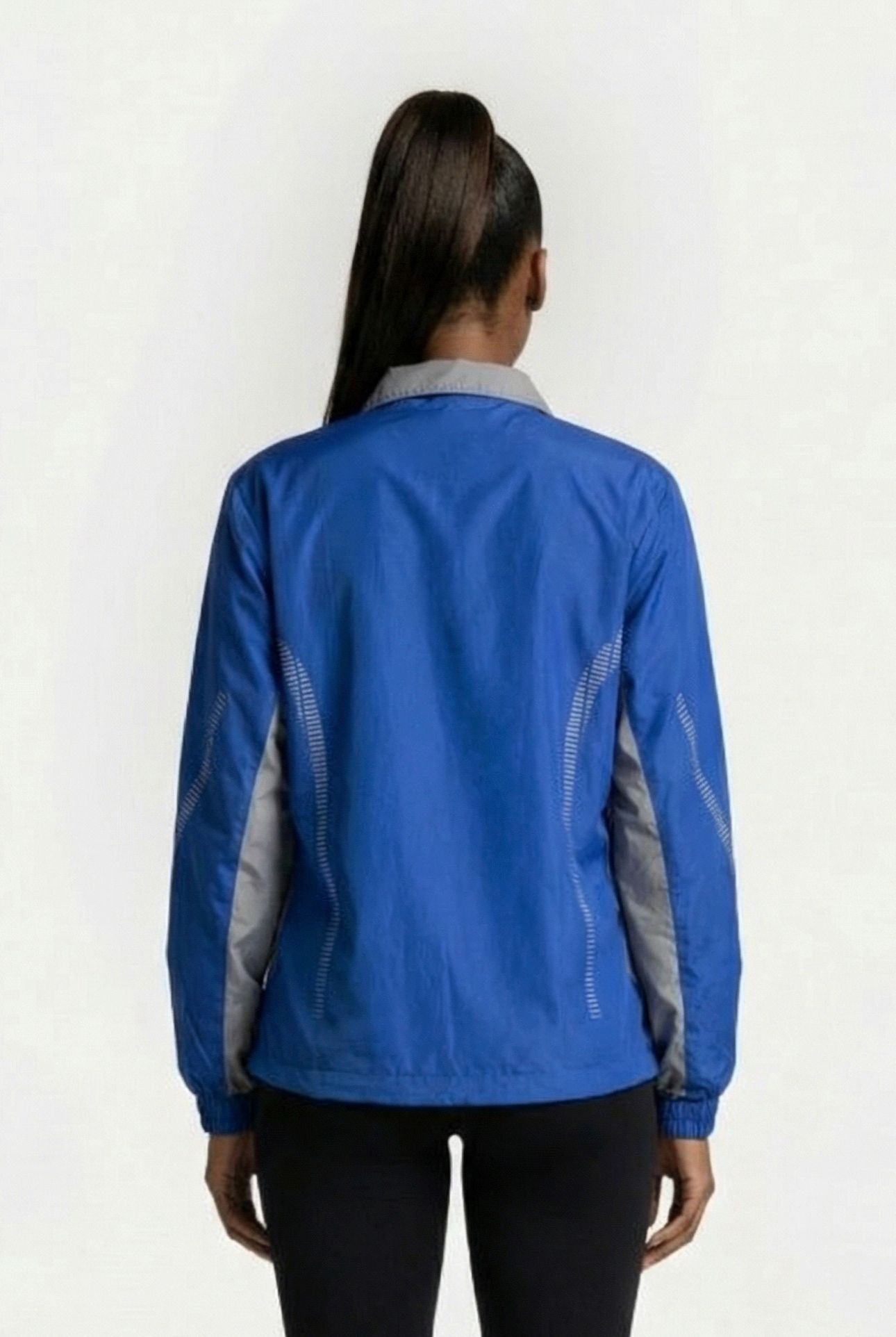 UNISEX TL WARM UP JACKET ROYAL-GREY 3