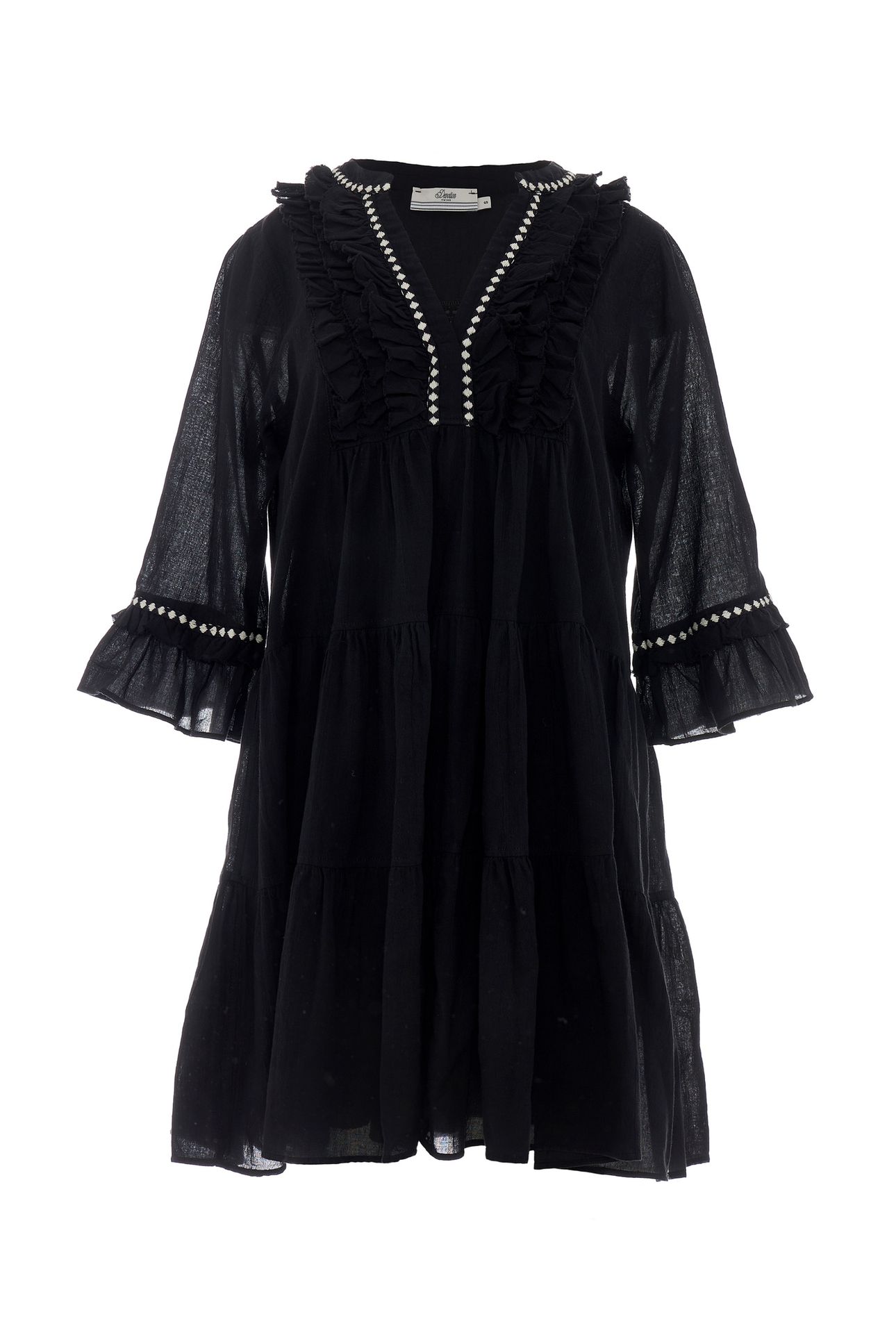 EFISTO SHORT DRESS GAZE BLACK 2