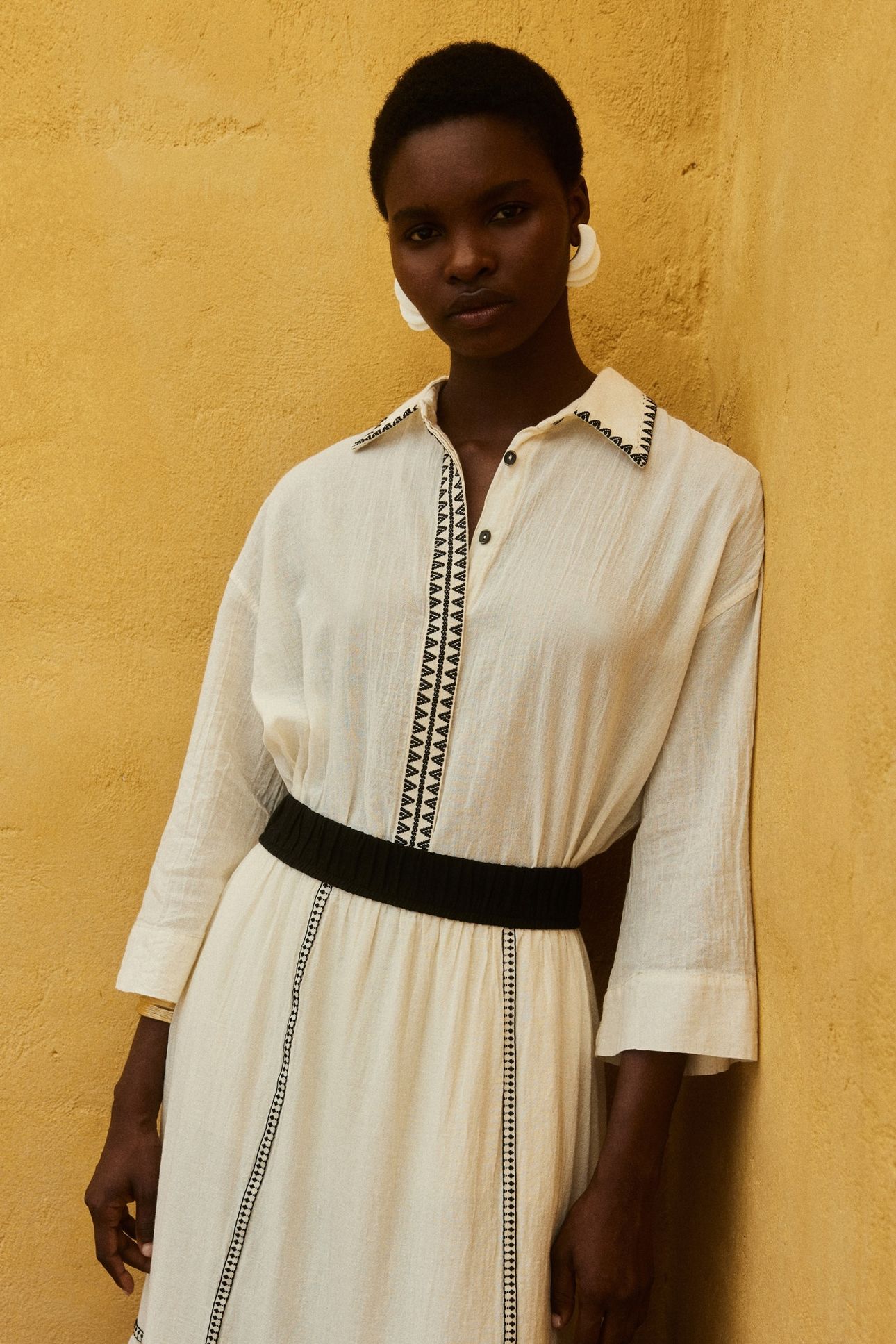 GAIA SHIRT GAZE OFFWHITE 1