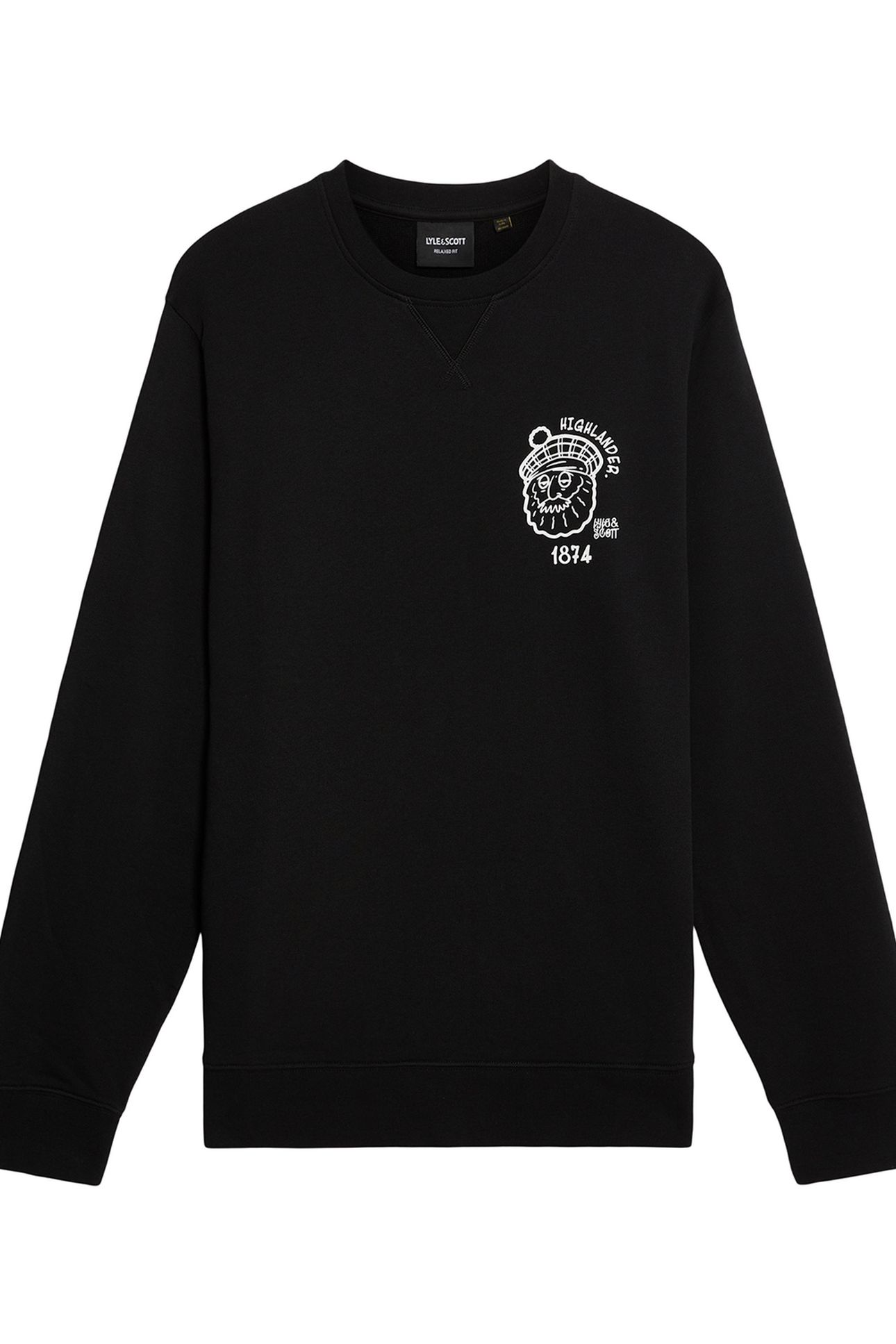 HIGHLANDER GRAPHIC SWEATSHIRT JET BLACK 4
