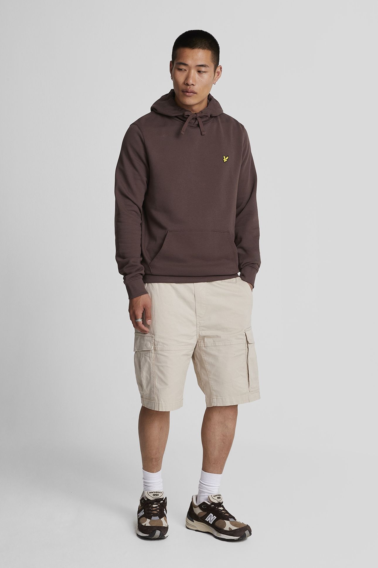 PULLOVER HOODIE DEEP MAHOGANY 1