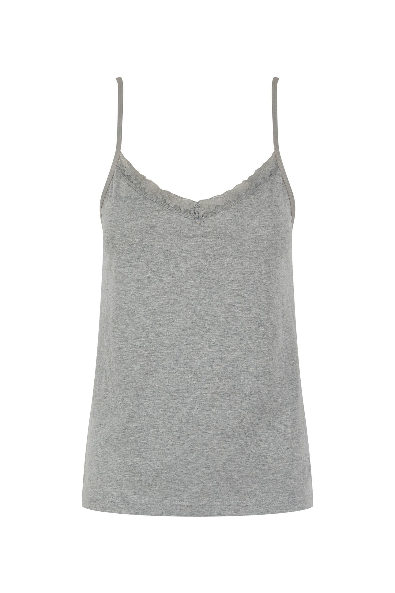 QUINN 2PK CAMI BELLWETHER BLUE/ GREY MARL 4