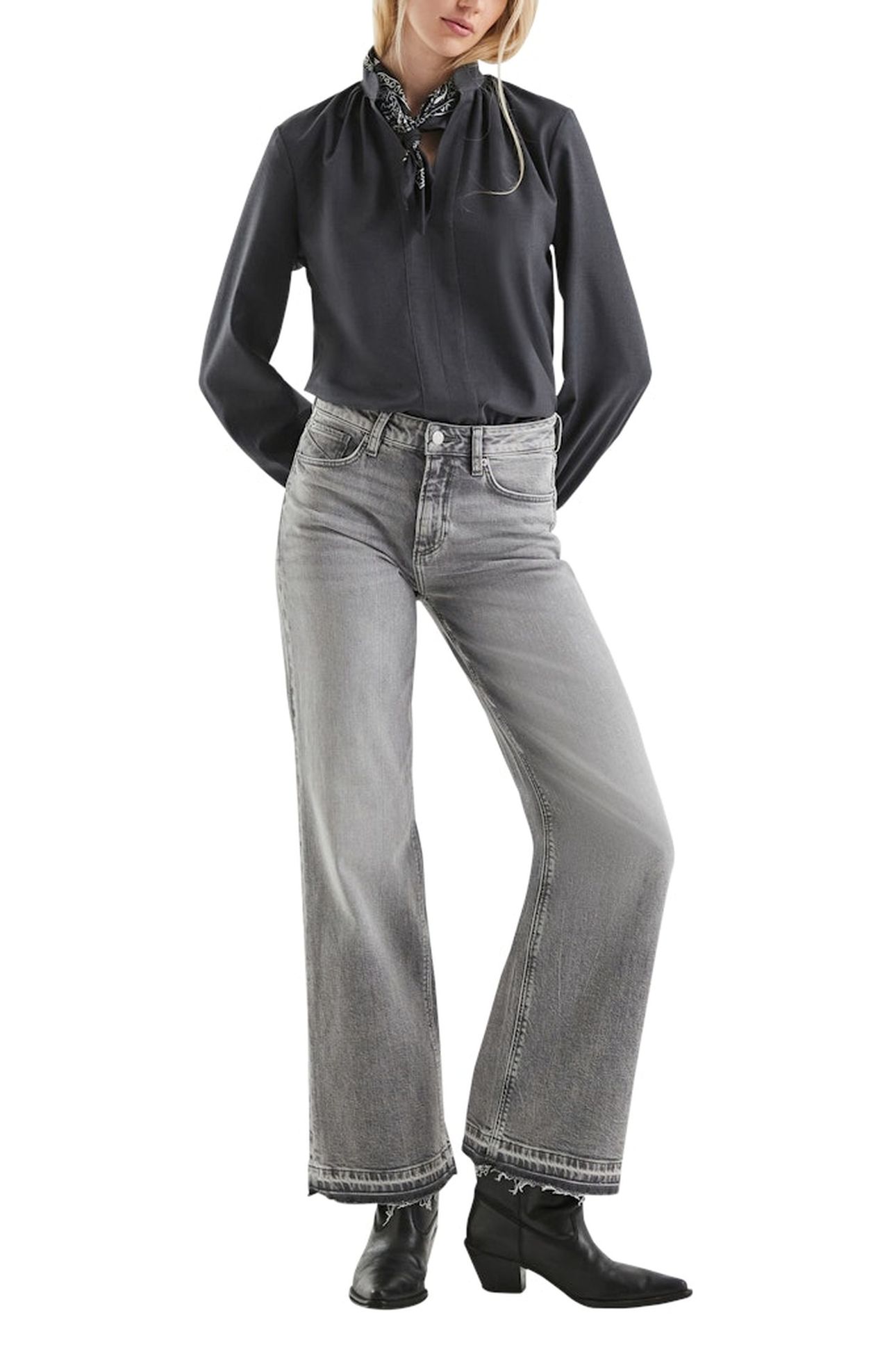 S.OLIVER-QS JEANS GREY/BLACK 1