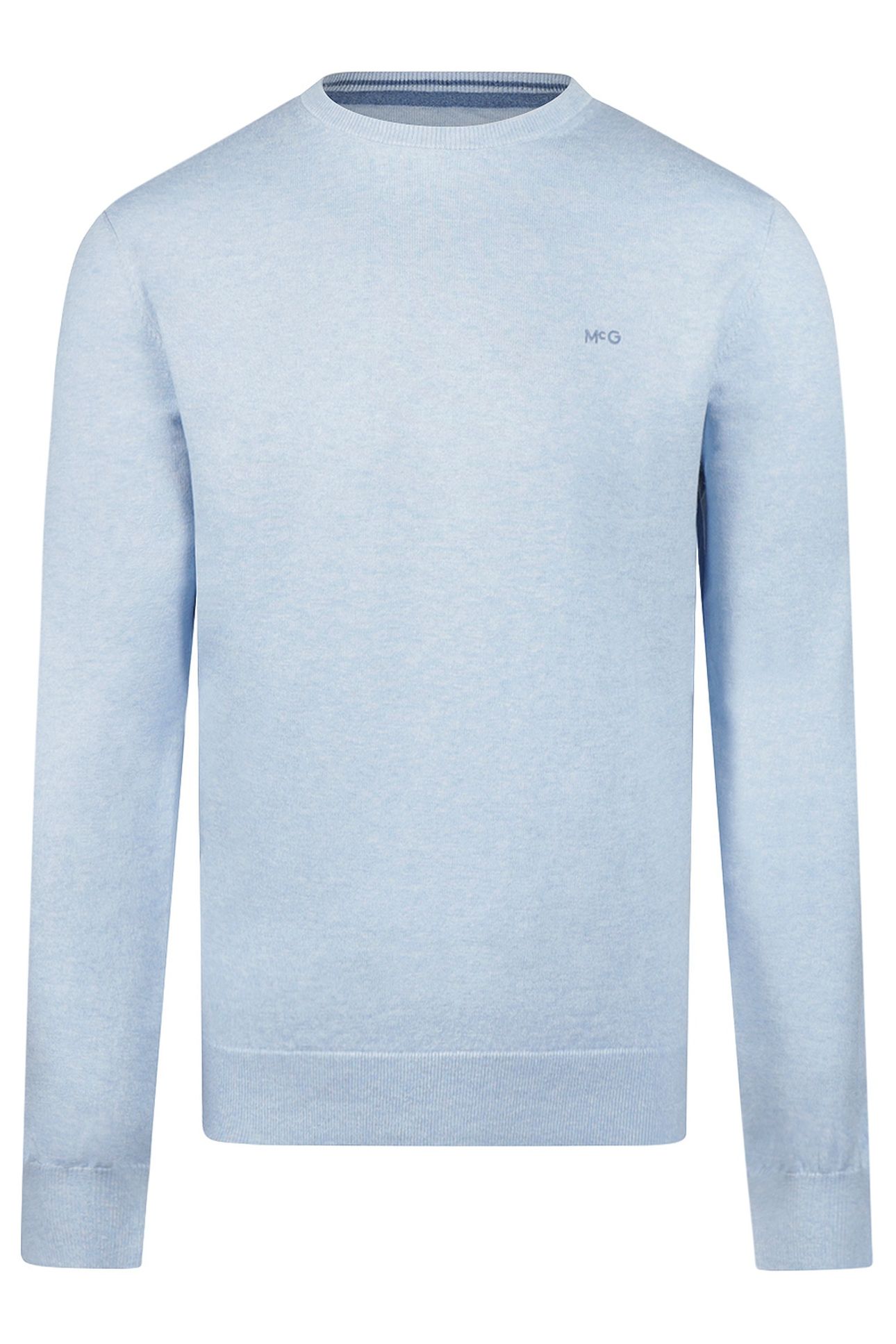 C-NECK SWEATER LIGHT BLUE 1