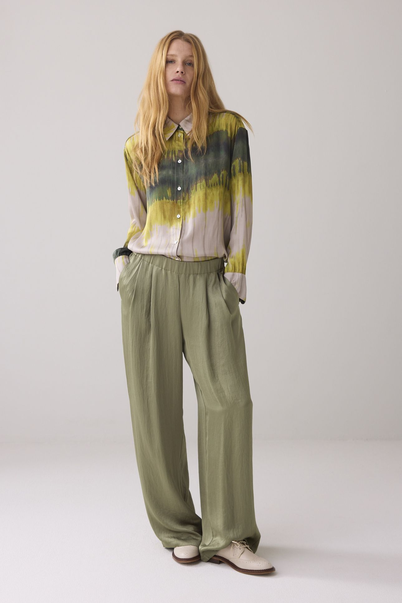 BLOUSE TIE DYE STRIPE MULTICOLOUR 2