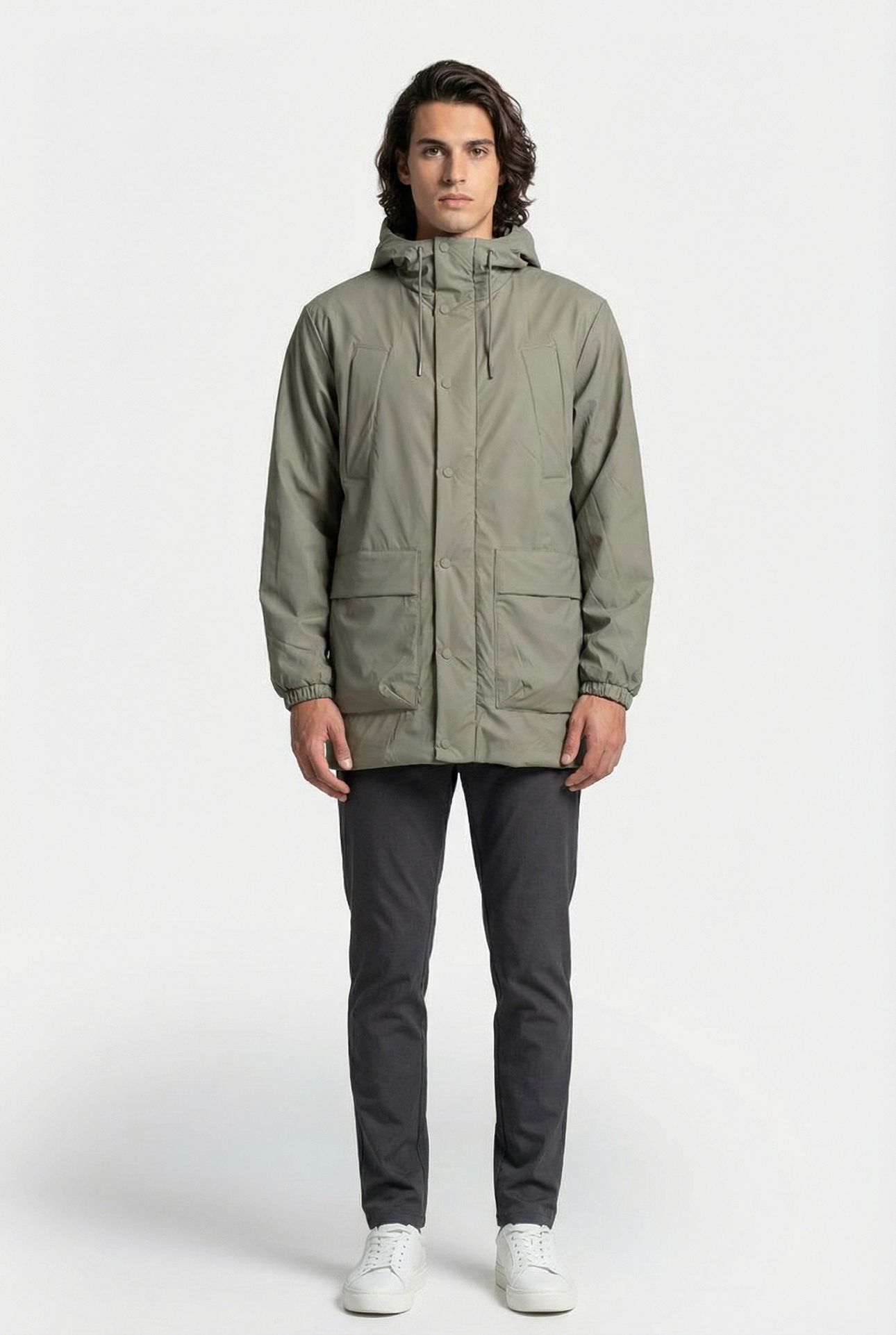 UNISEX LOHJA LONG INSULATED CARGO JACKET W3T2 DRIFT 4