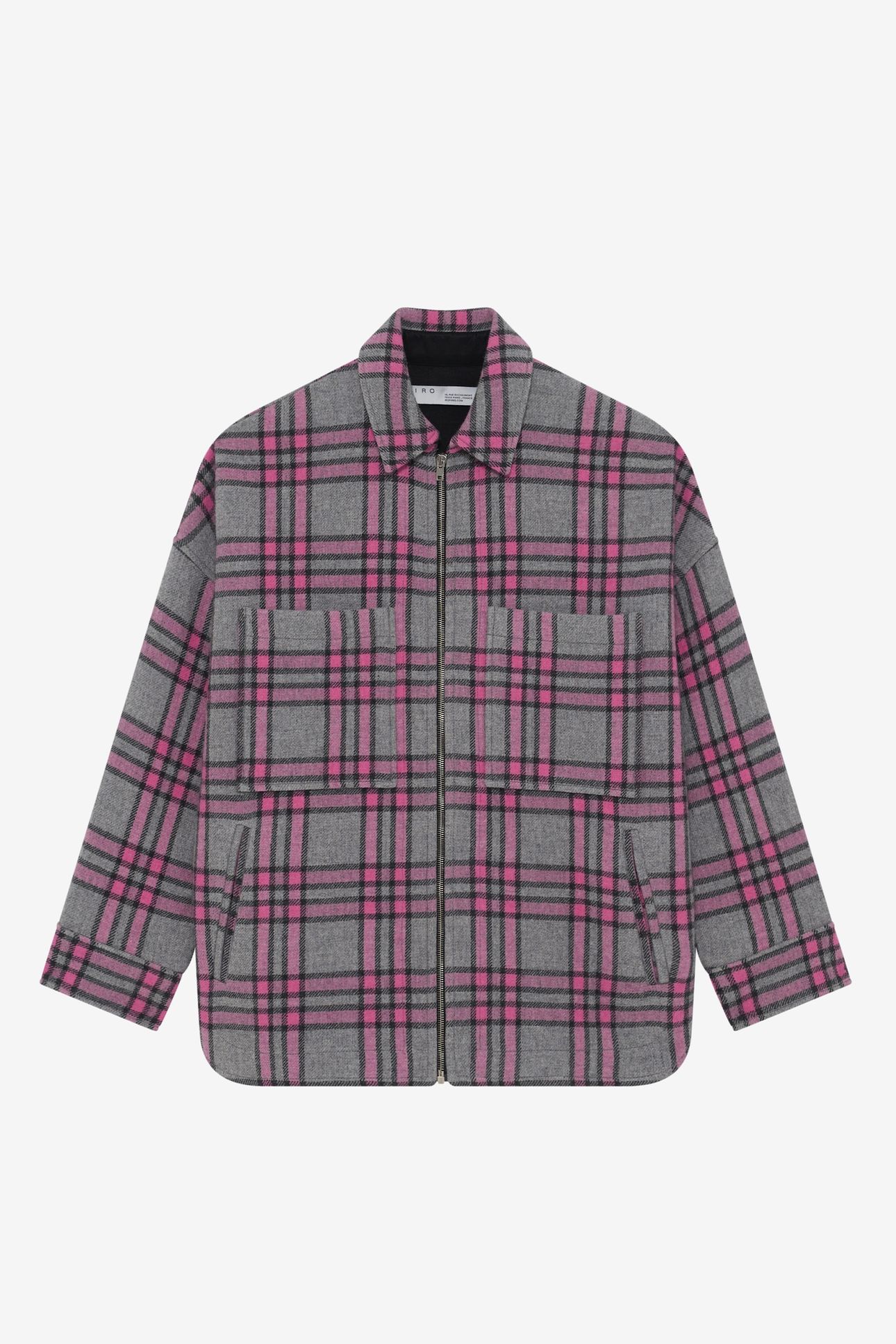 WESINA OVERSHIRT GREY/PINK 5