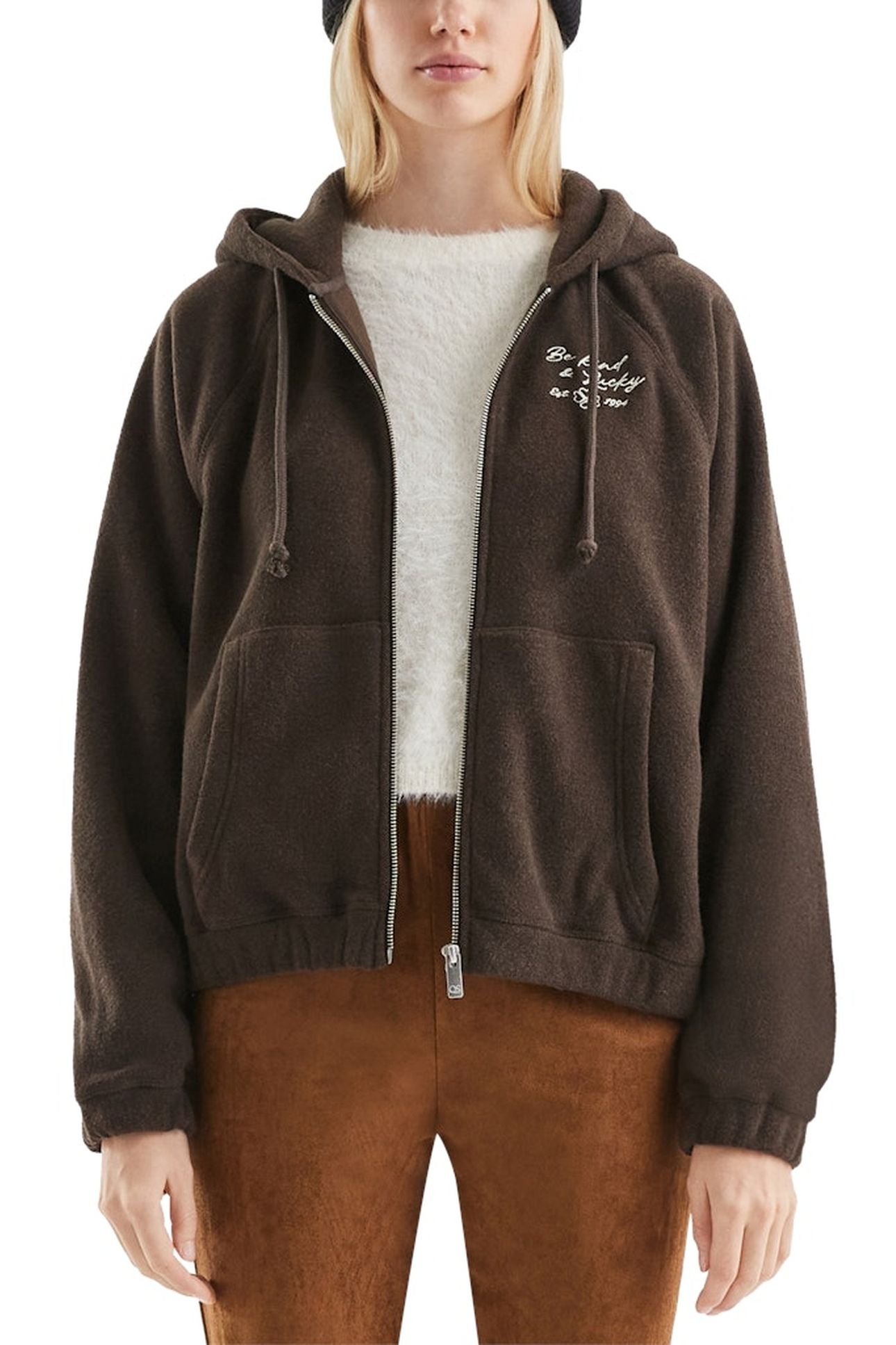 S.OLIVER-QS SWEATSHIRTS BROWN-DARK 1