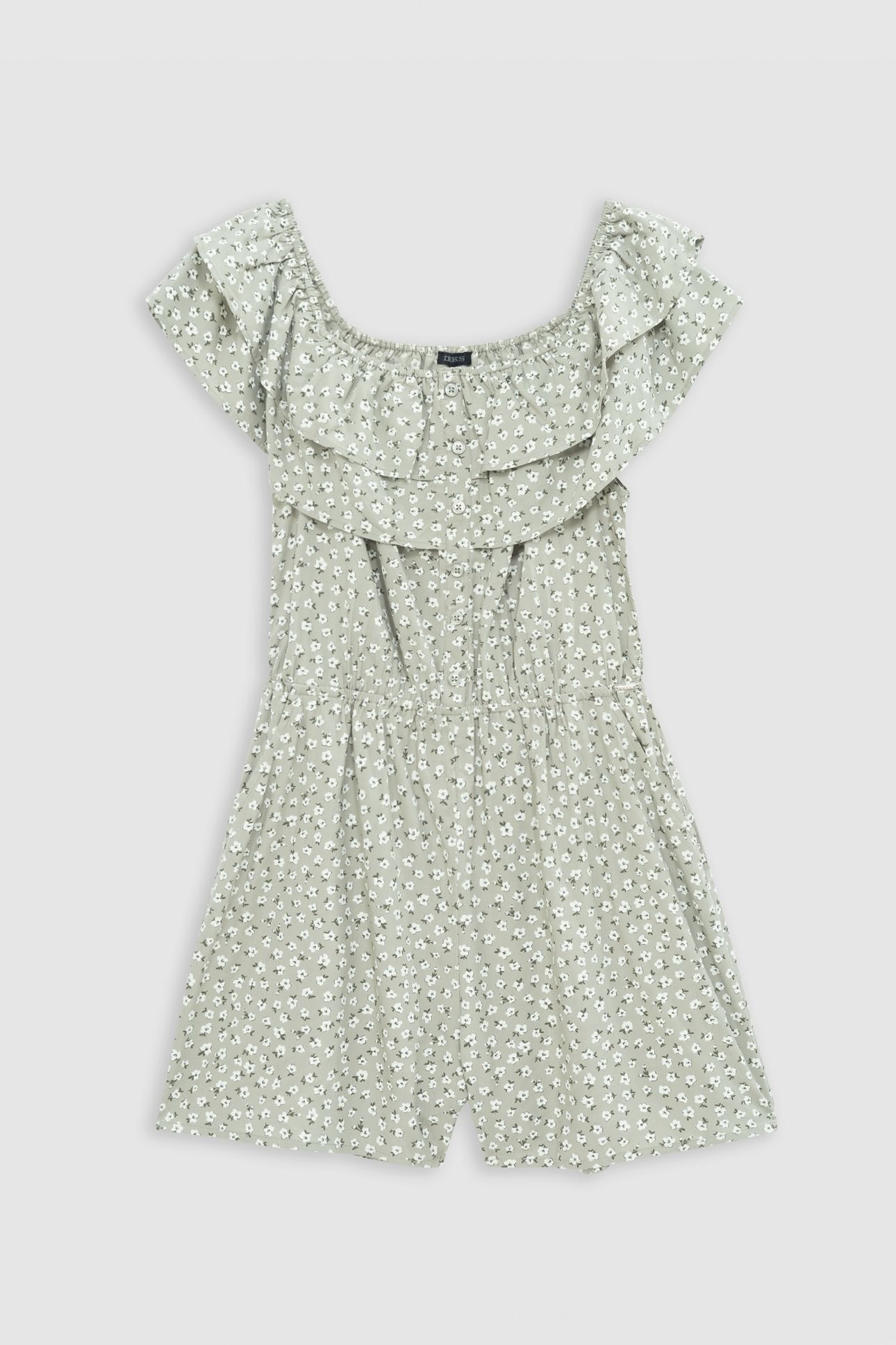 SUMMER GREEN FLORAL PRINT JUMPSUIT 1