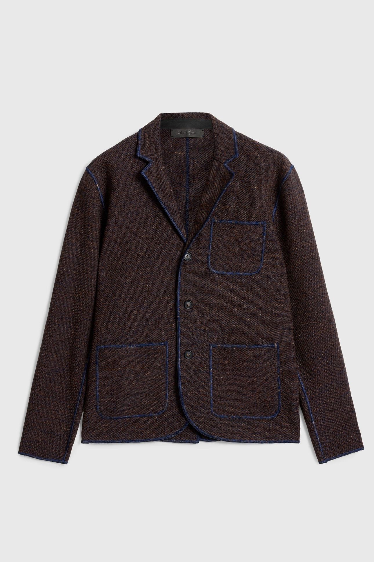 ADRIANO REGULAR FIT BLAZER CARDIGAN JKT LAKE BLUE 2