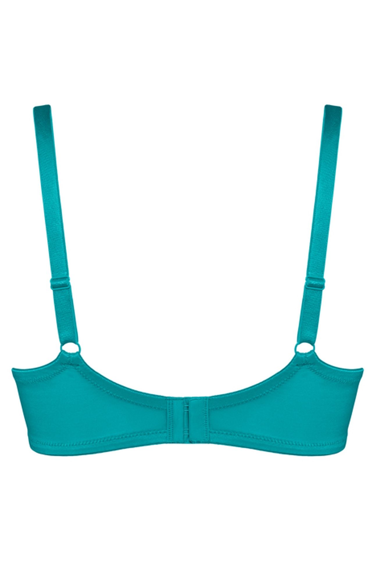 DAME DE PARIS LAKE BLUE AND GOLD PLUNGE BRA 3