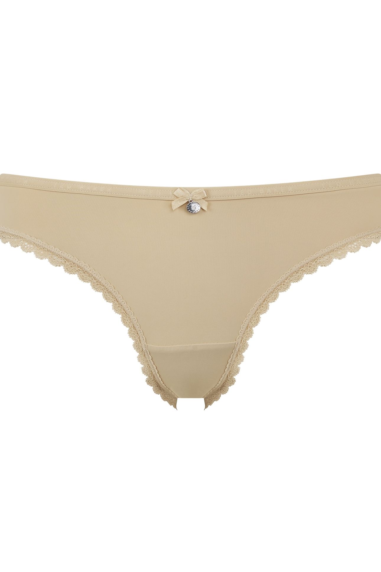MYRTLE 3PK PLAIN AND PRINT BRIEF WITH LACE TRIM JET BLACK BO 4