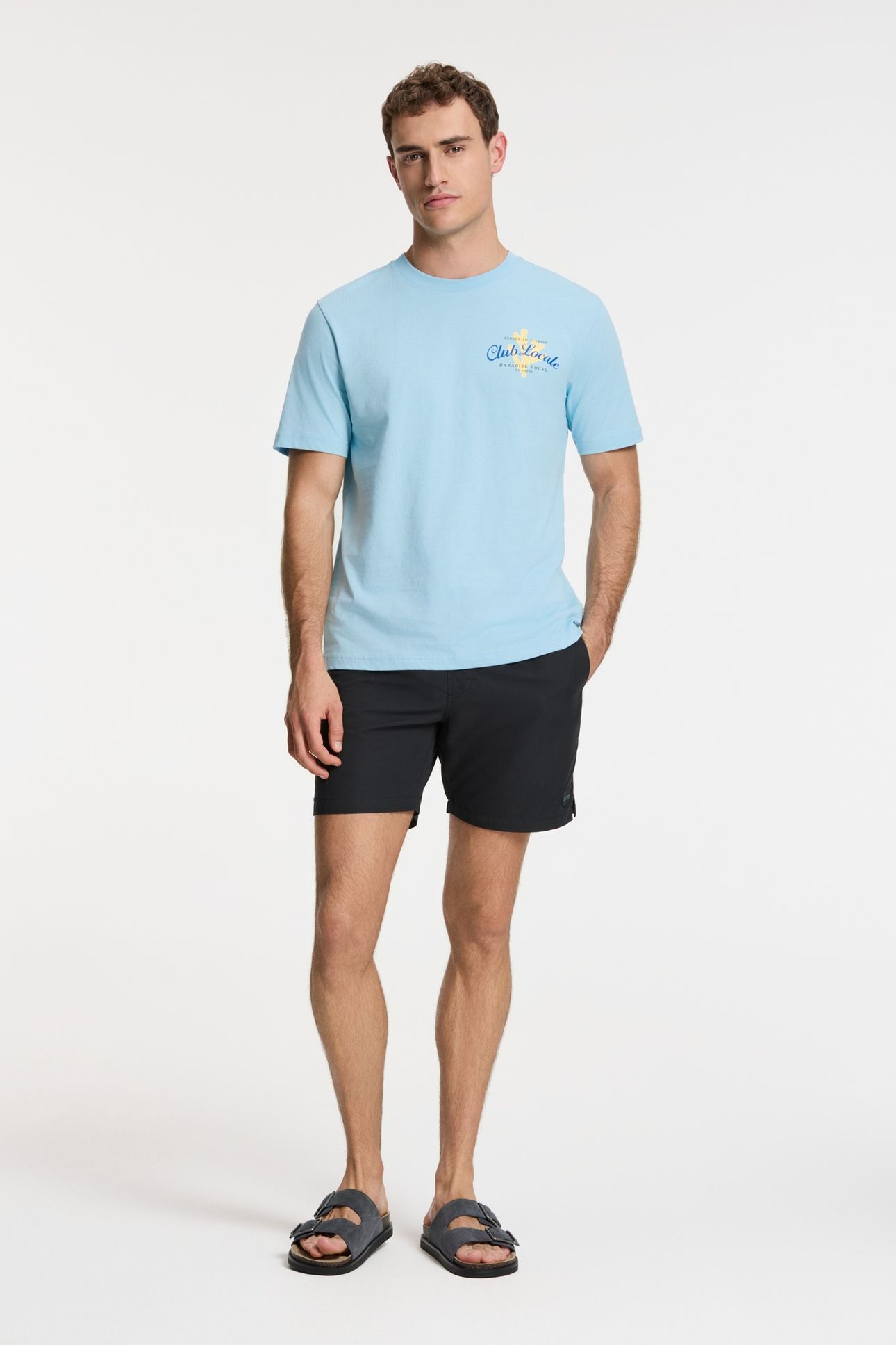 LIAM REGULAR T-SHIRT PARADISE BLUE SKY 3