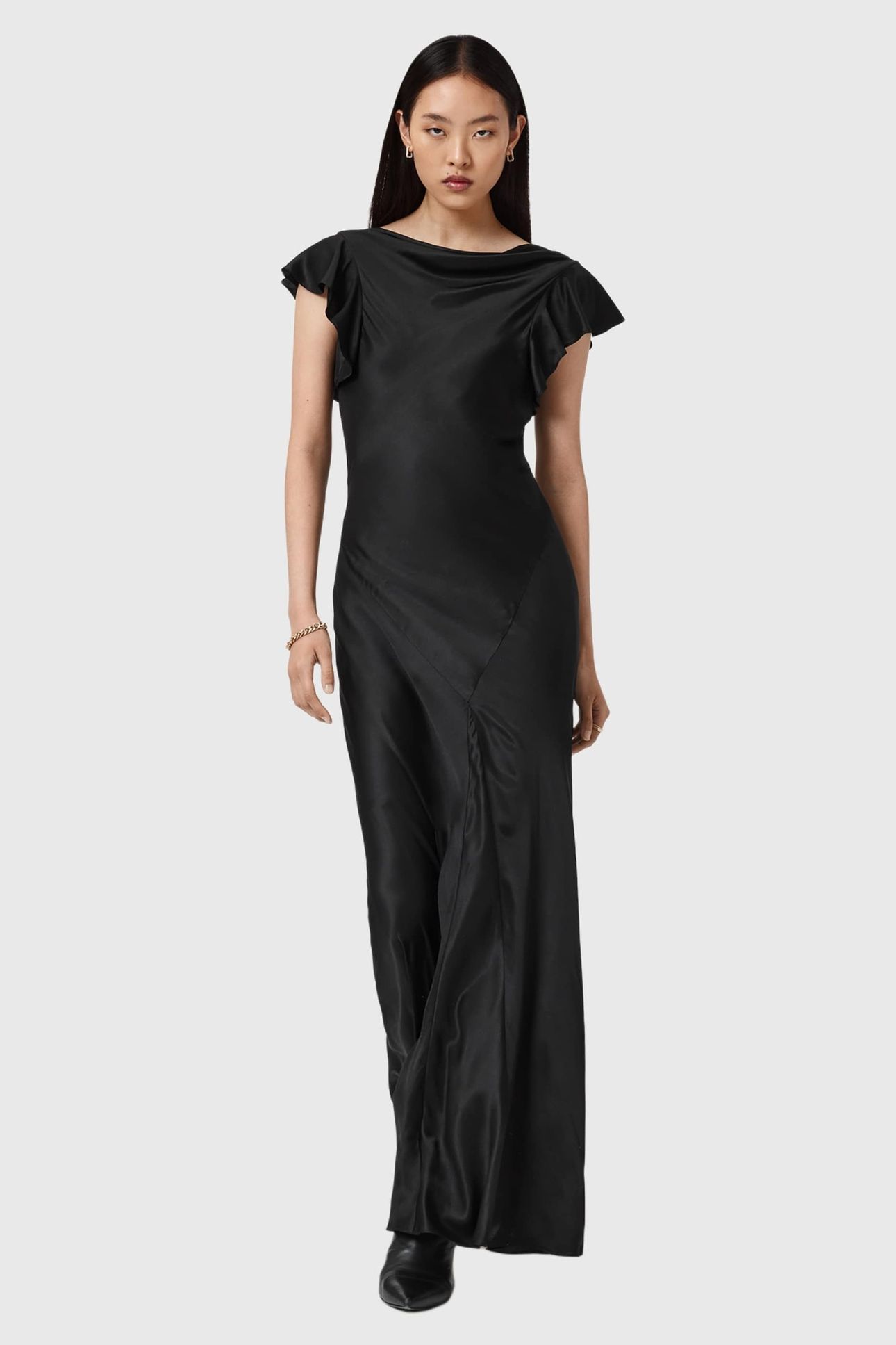 FLORA DRESS BLACK 4