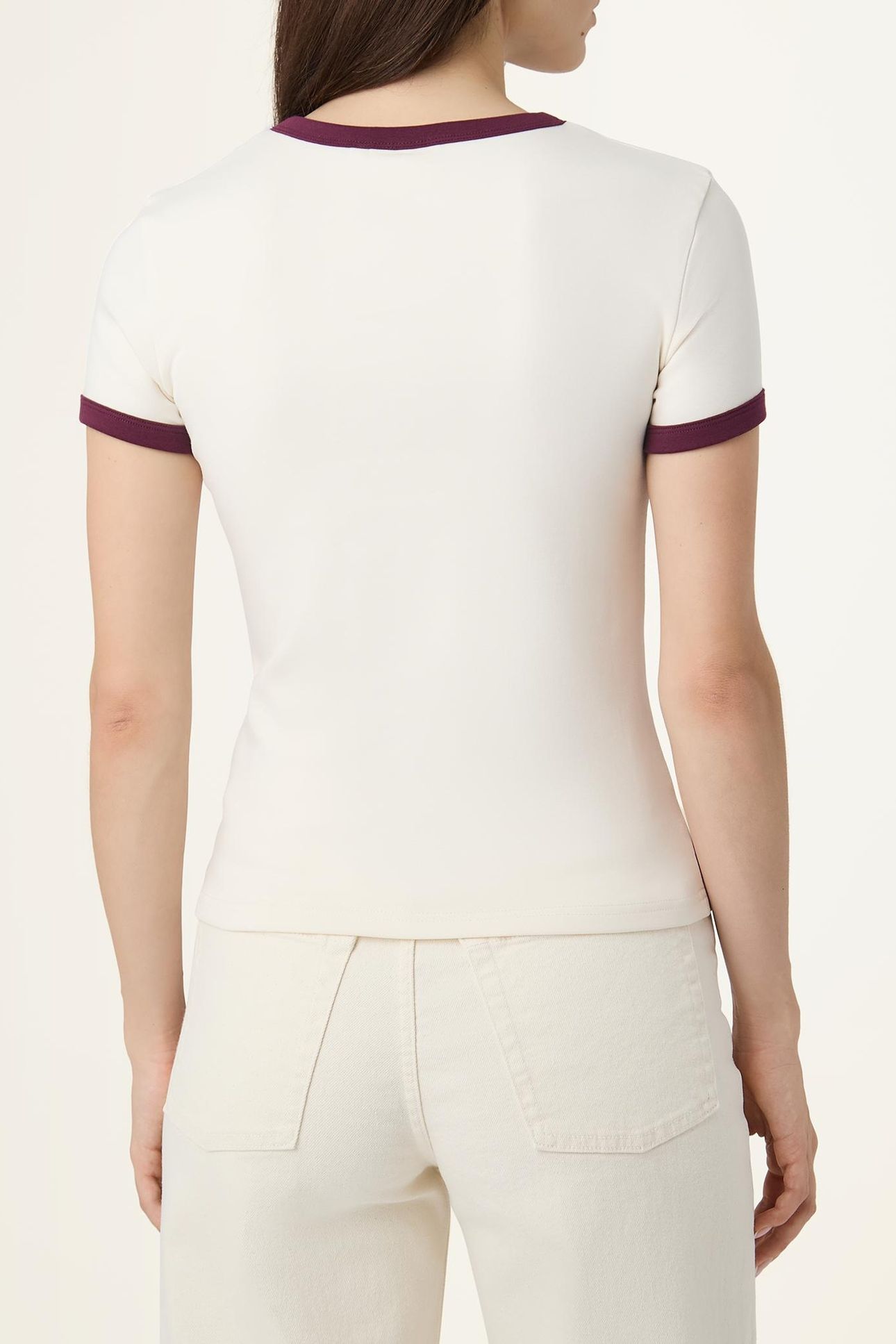 BELLANO SLIM RINGER T-SHIRT EGRET 3