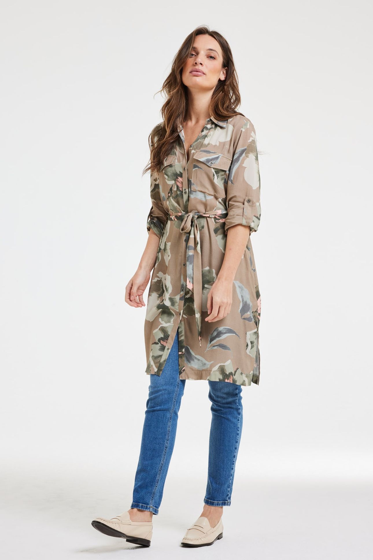 TUNIC PEPPER TAUPE MAZZO PRINT 1