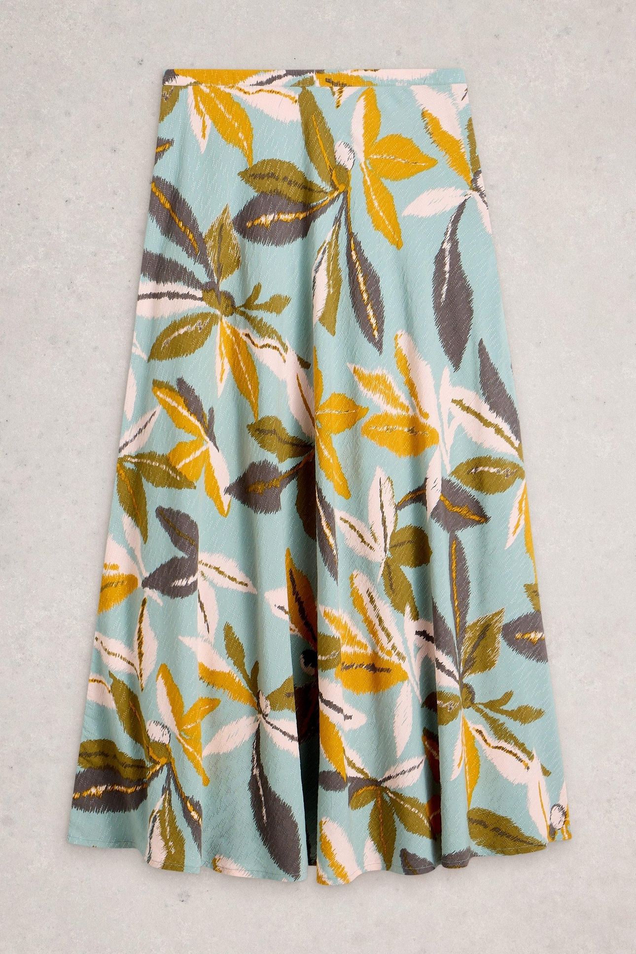 HOPE BIAS CUT MAXI SKIRT BLUE MULTI 3