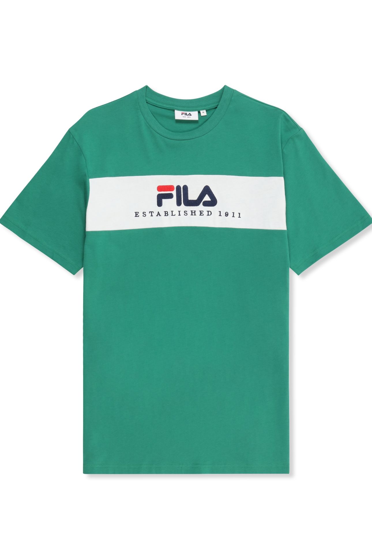 UNISEX VALSERA REGULAR BLOCKED T-SHIRT GREEN JACKET-EGRET 5
