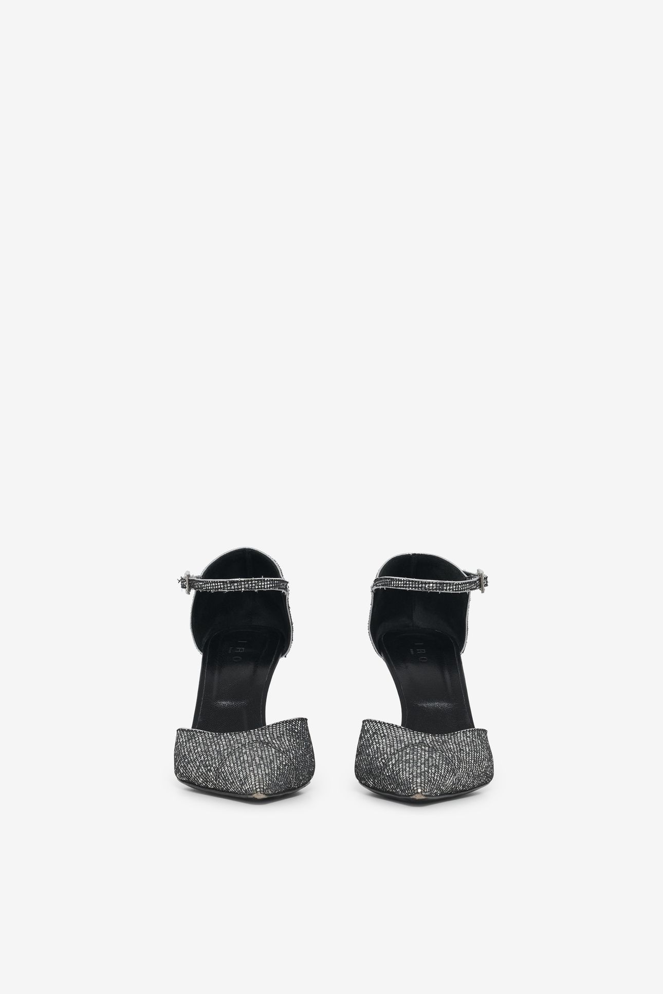 ZANIAH GLITTER PUMPS BLACK/SILVER 3