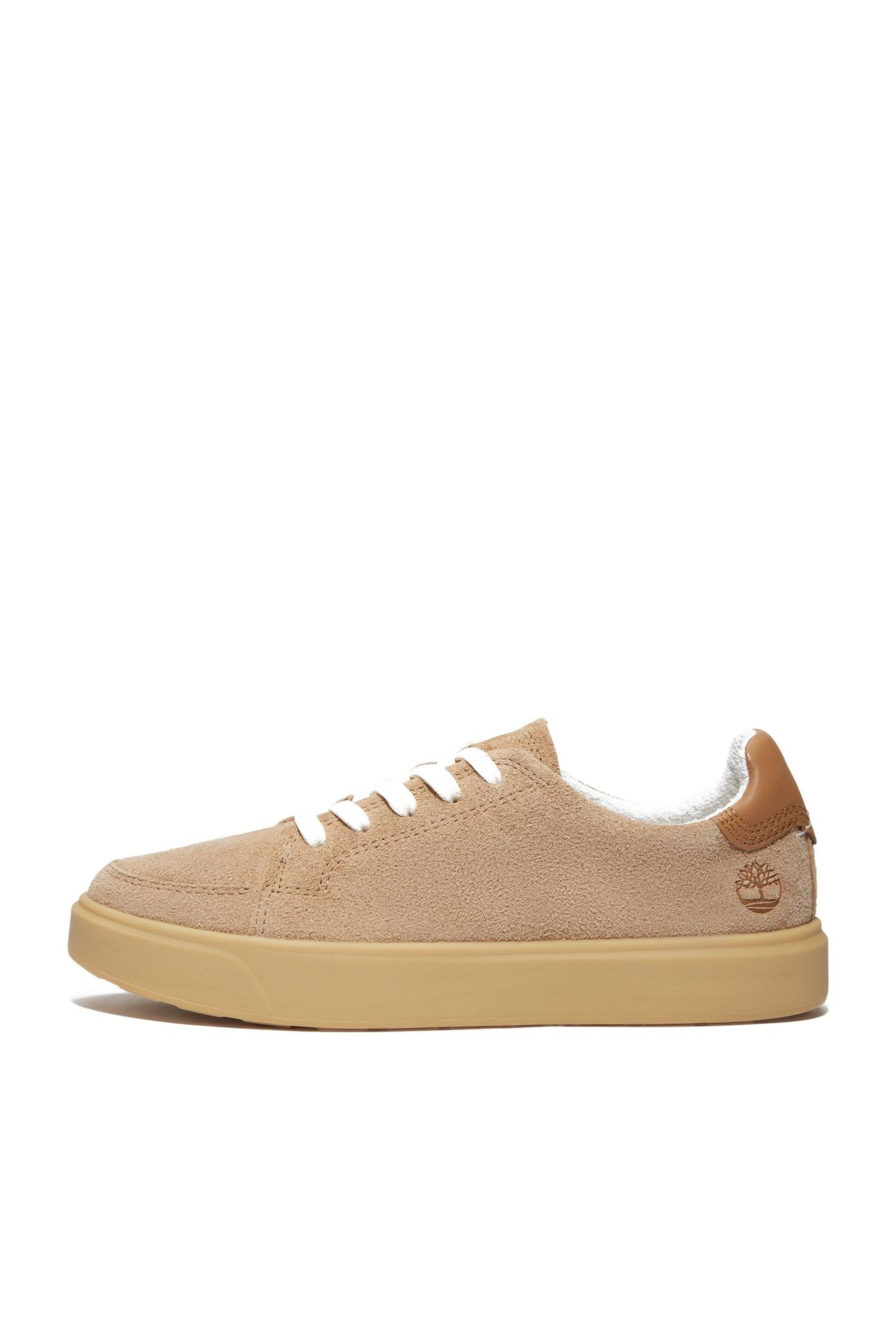 EMERSON STREET LOW LACE UP SNEAKER MEDIUM BEIGE SUEDE 6