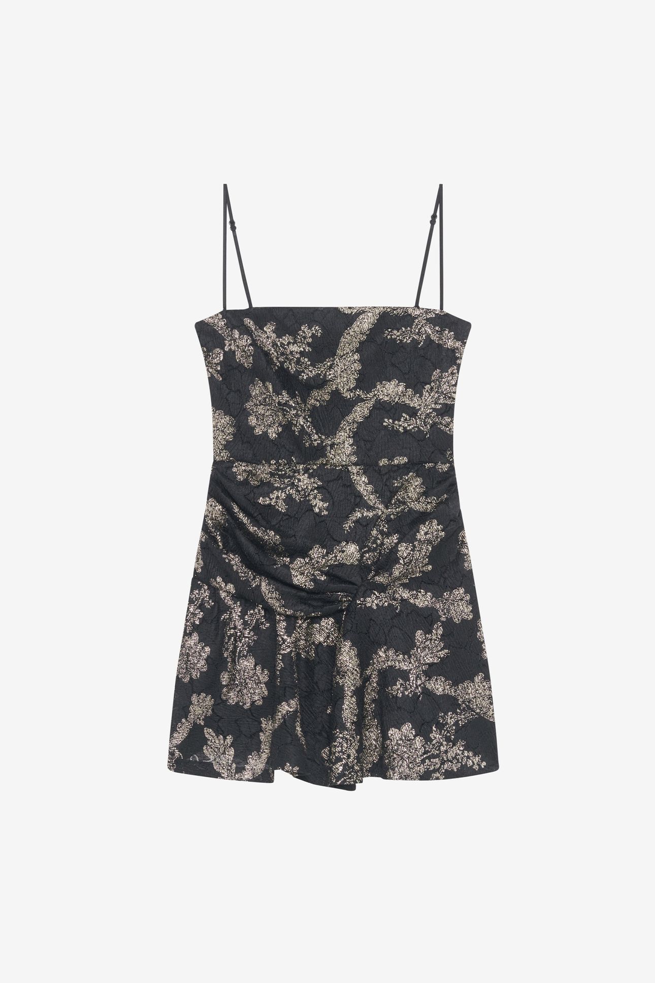 THALIA DRESS BLACK/GOLD 3